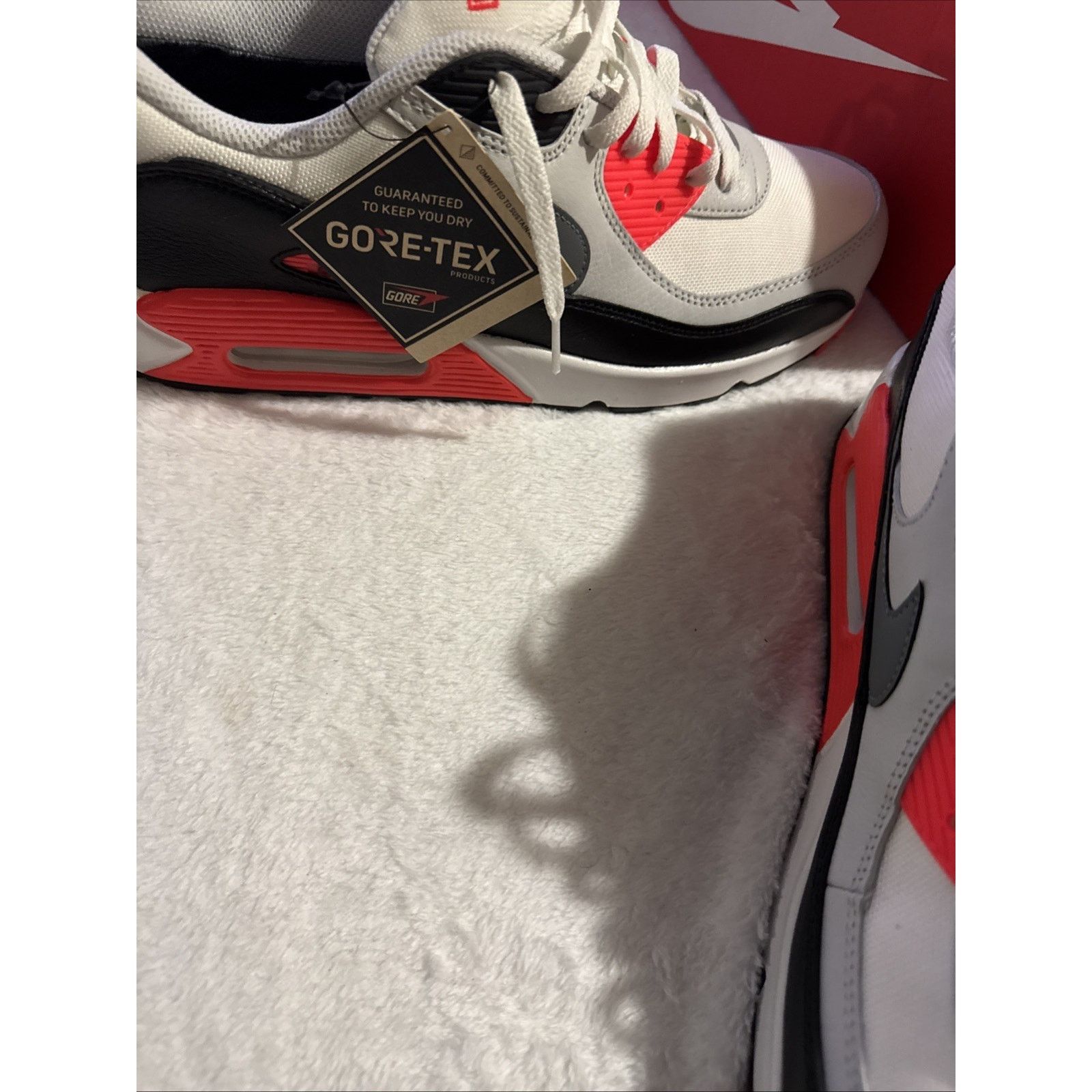 Nike Size 10.5 - Nike Air Max 90 GORE-TEX Infrared Size US 12 / EU 45 - 5 Thumbnail