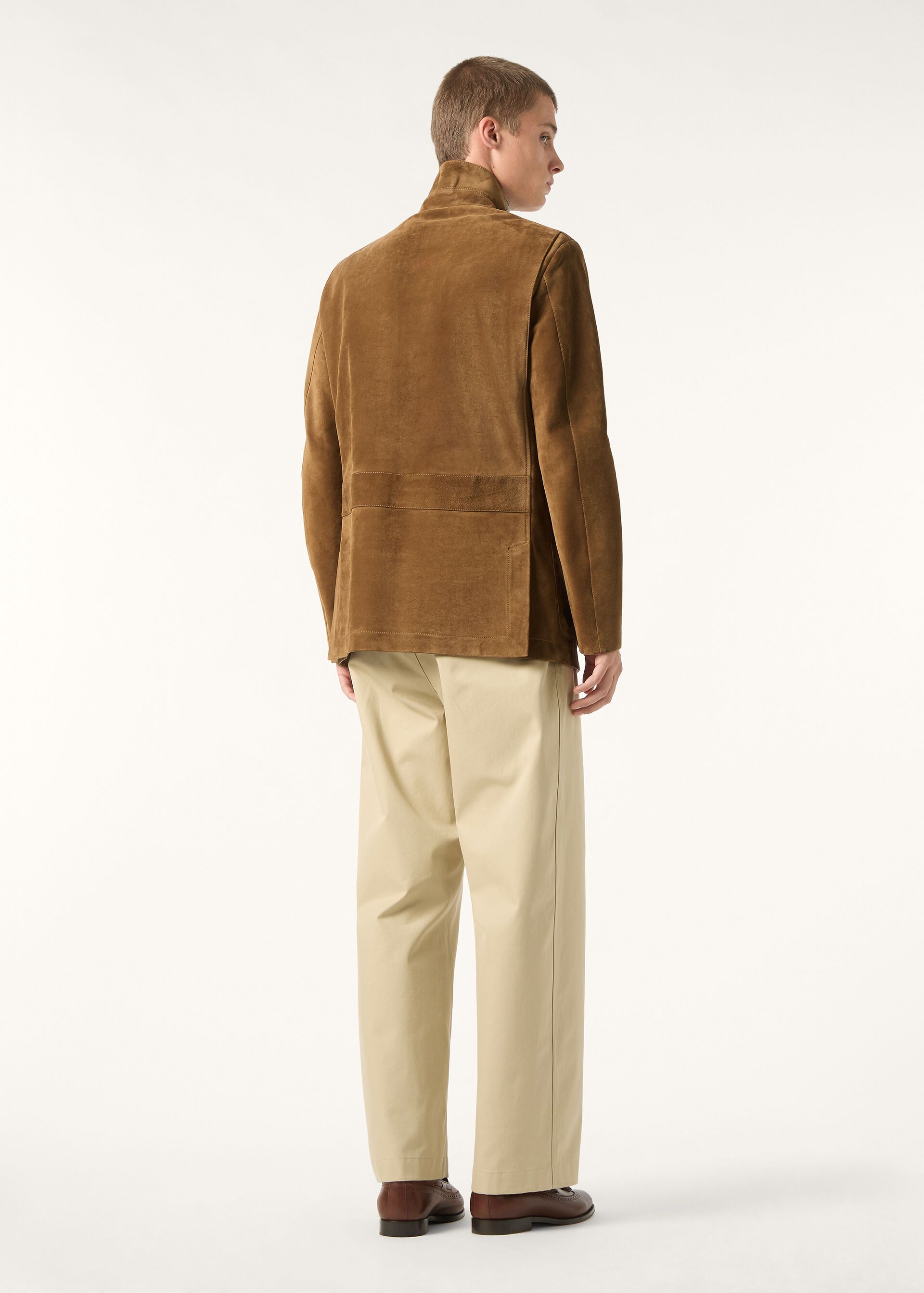 Loro Piana os11x0326 FAQ3018 Roadster Jacket in Cognac Size US XL / EU 56 / 4 - 6 Thumbnail