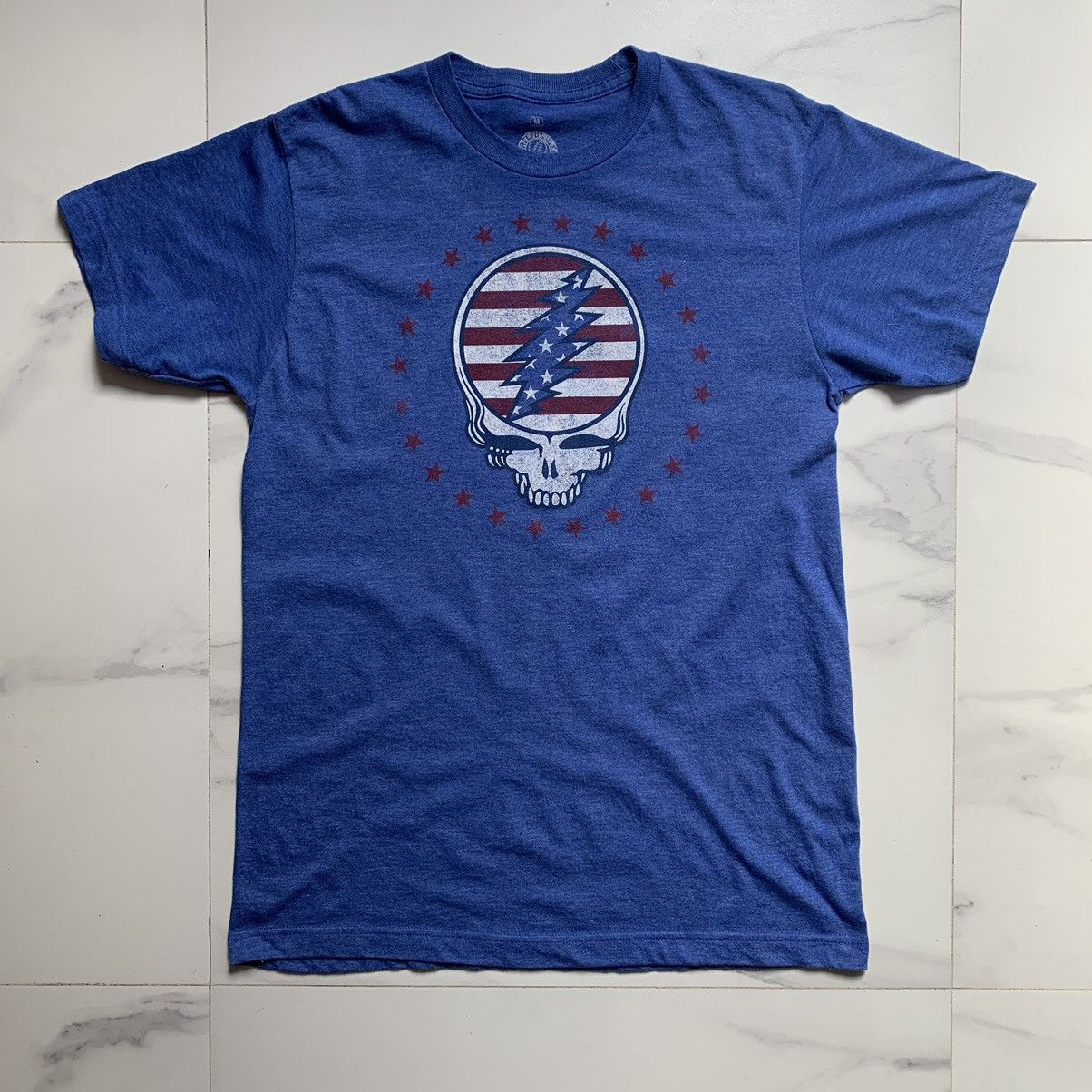 Grateful Dead × Ripple Junction Grateful Dead Steal Your Face American Logo Tee Size US M / EU 48-50 / 2 - 2 Thumbnail