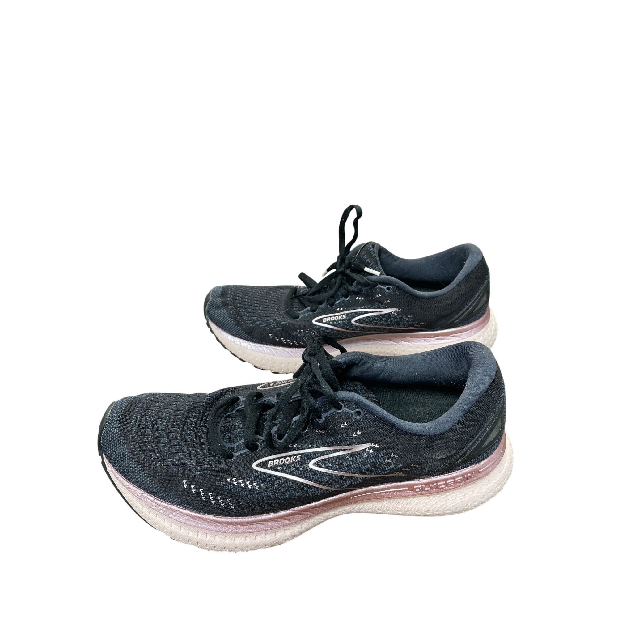 Brooks Brooks Glycerin 19 Womens Black Pink Running Sneakes SZ 11B Size US 11 / IT 41 - 3 Thumbnail