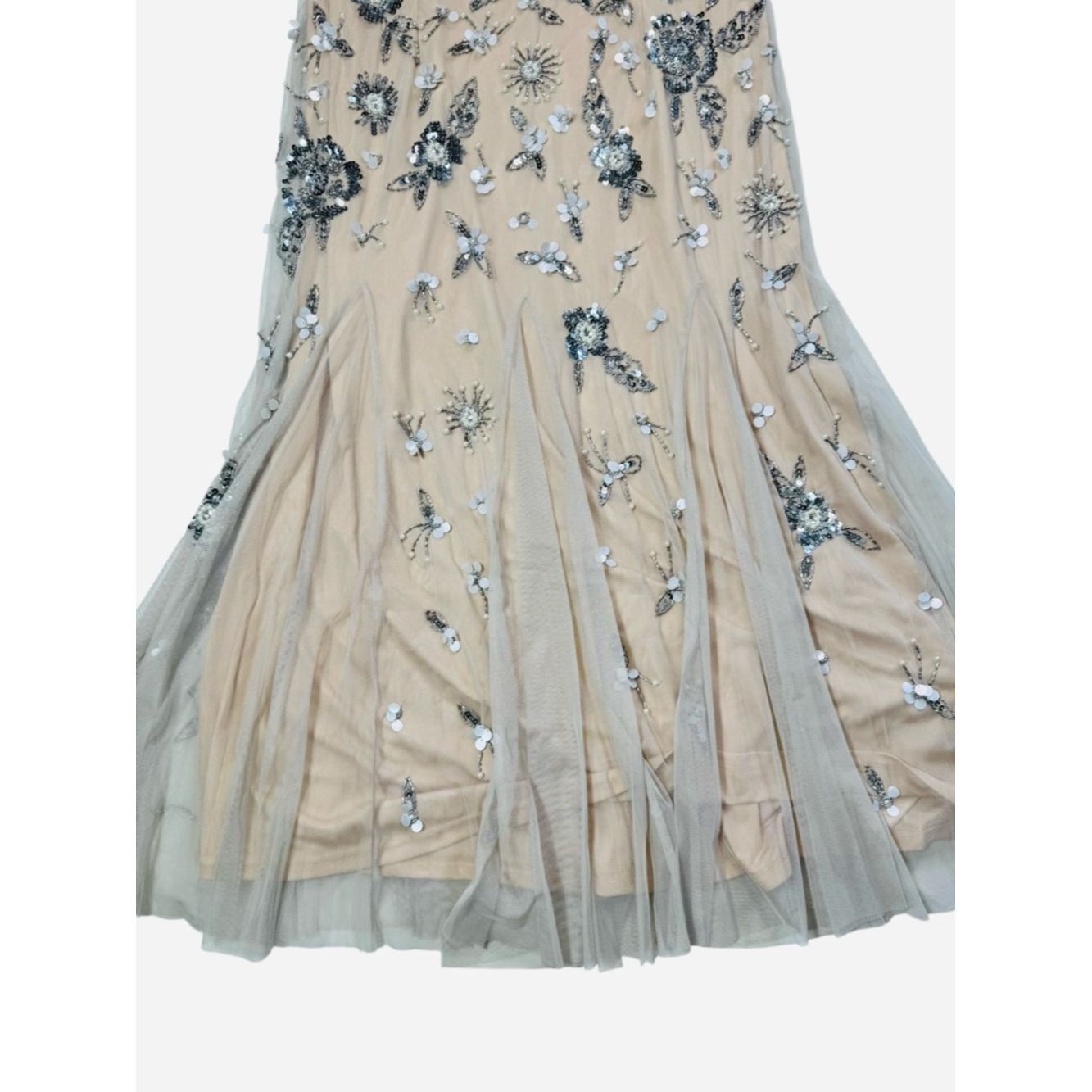 Adrianna Papell NWT New $299 Adrianna Papell Floral Beaded Ankle Length Gow Size XL / US 12-14 / IT 48-50 - 4 Thumbnail