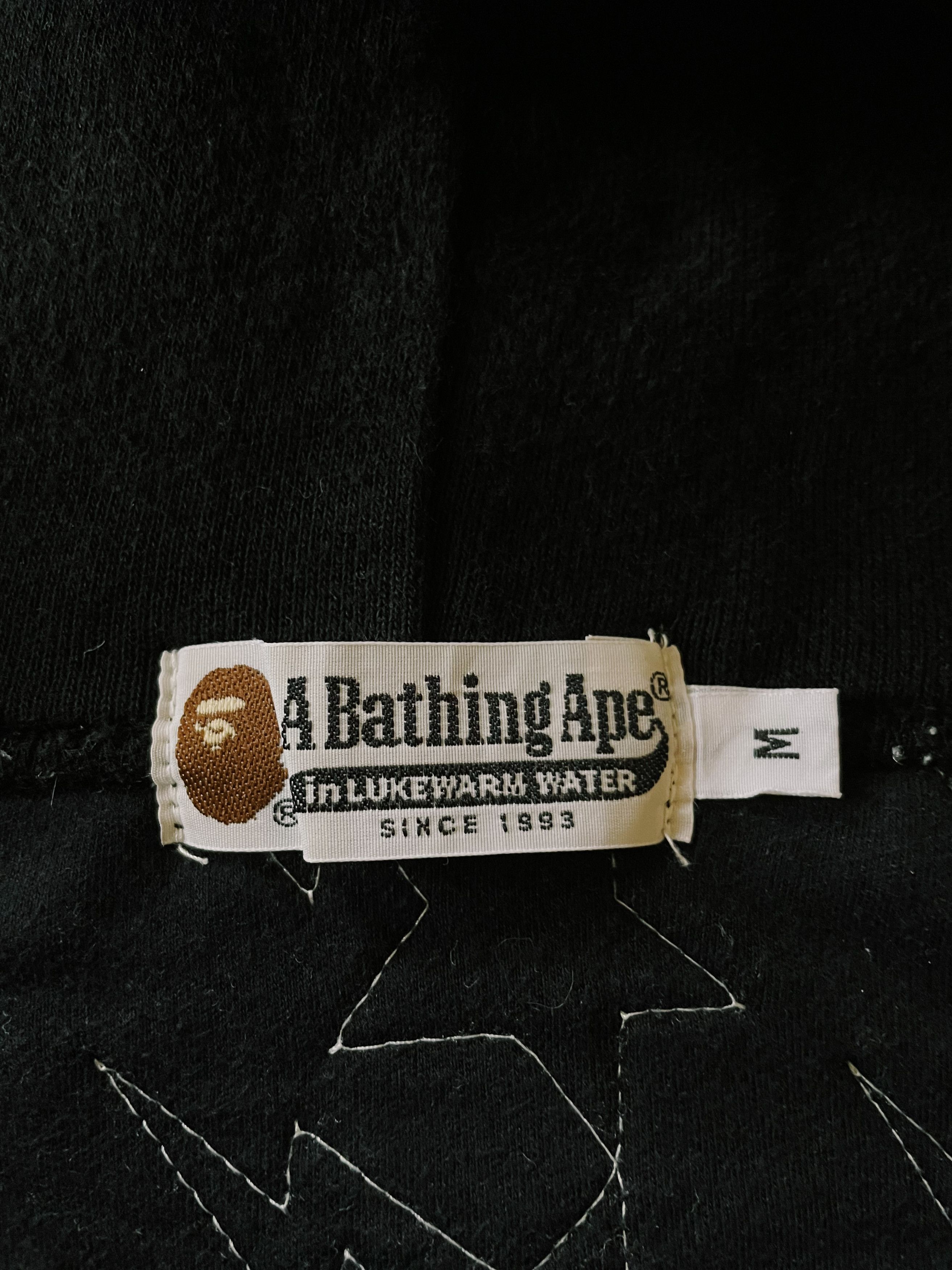 Bape Vintage Bape A Bathing Ape All Over Sta Logo Zip Hoodie Size US M / EU 48-50 / 2 - 3 Thumbnail