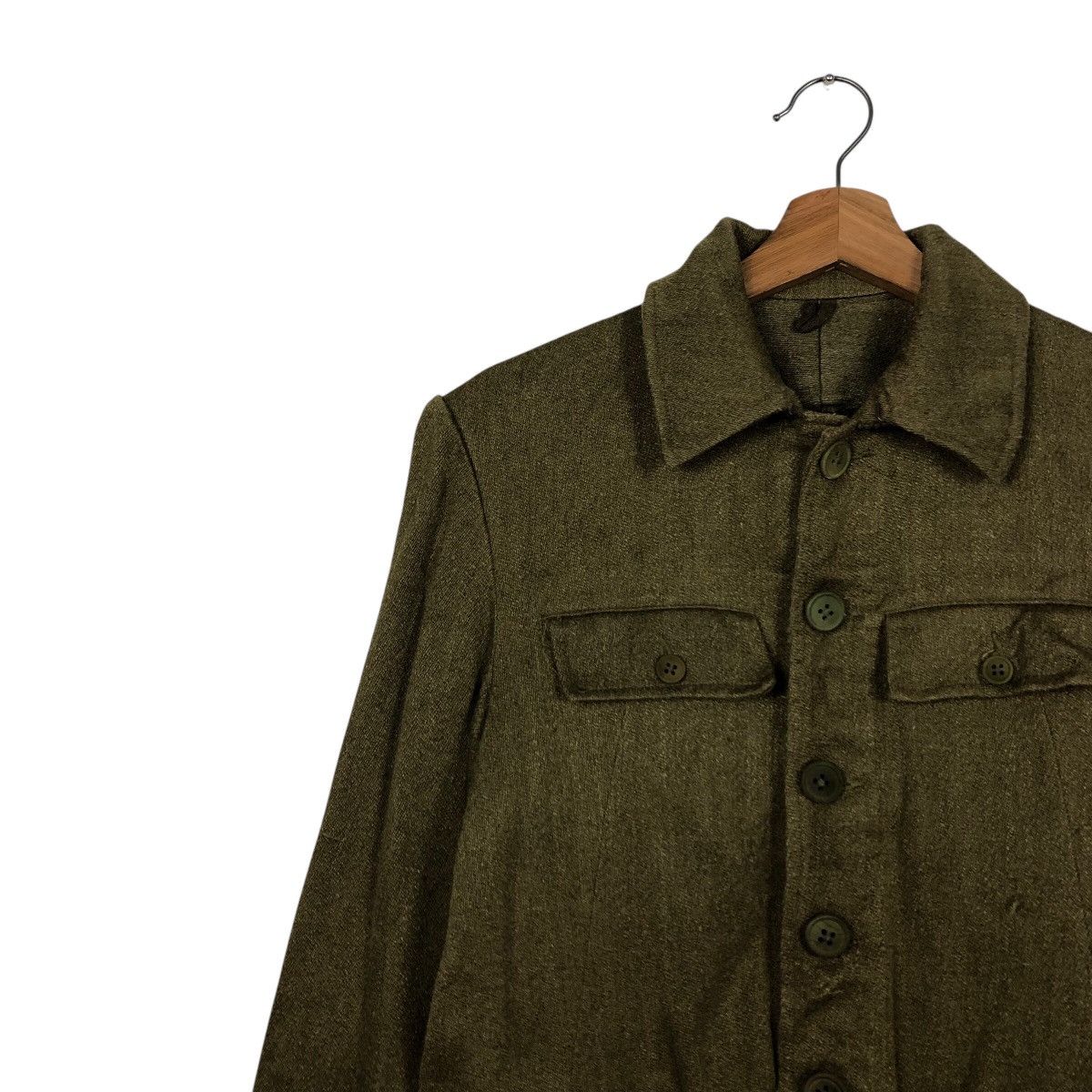 Vintage 📌Vintage Chore Worker Military Jacket US Navy Army Size US M / EU 48-50 / 2 - 8 Thumbnail