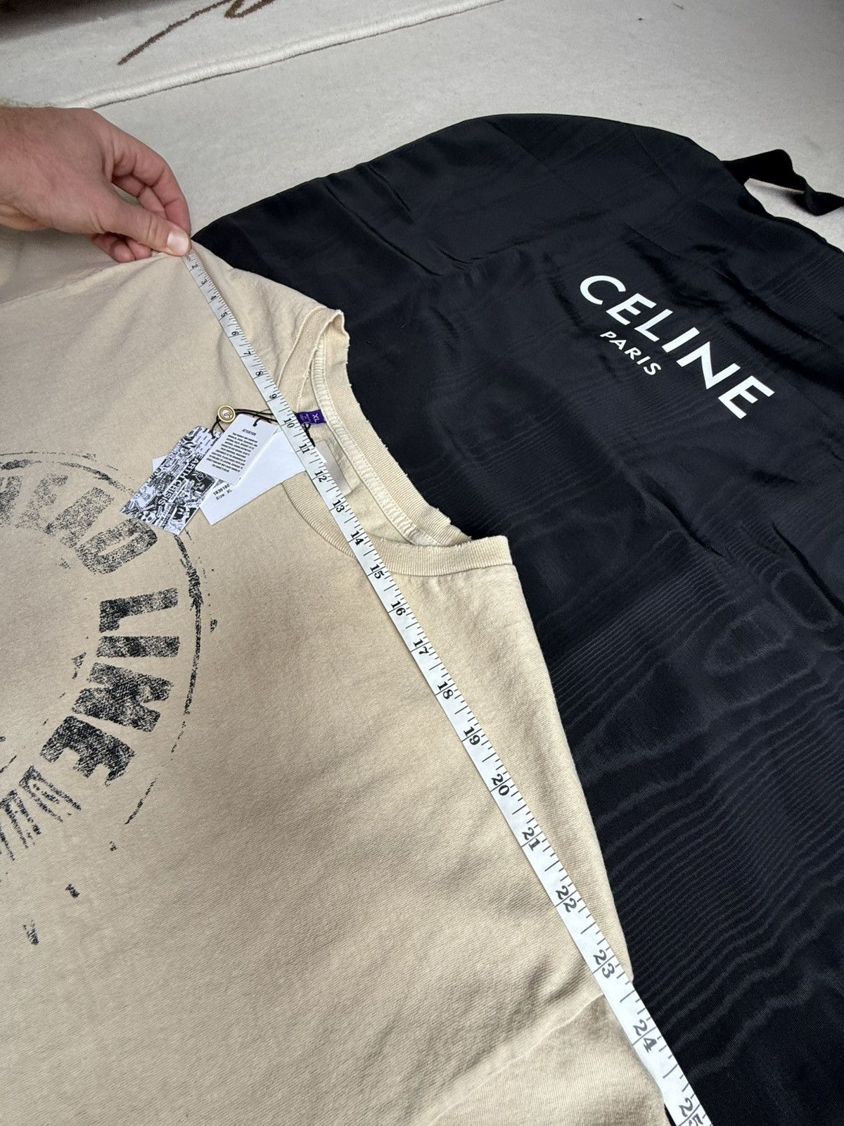 Gallery Dept. Gallery Dept logo head line records distressed t shiet XL Size US XL / EU 56 / 4 - 6 Thumbnail