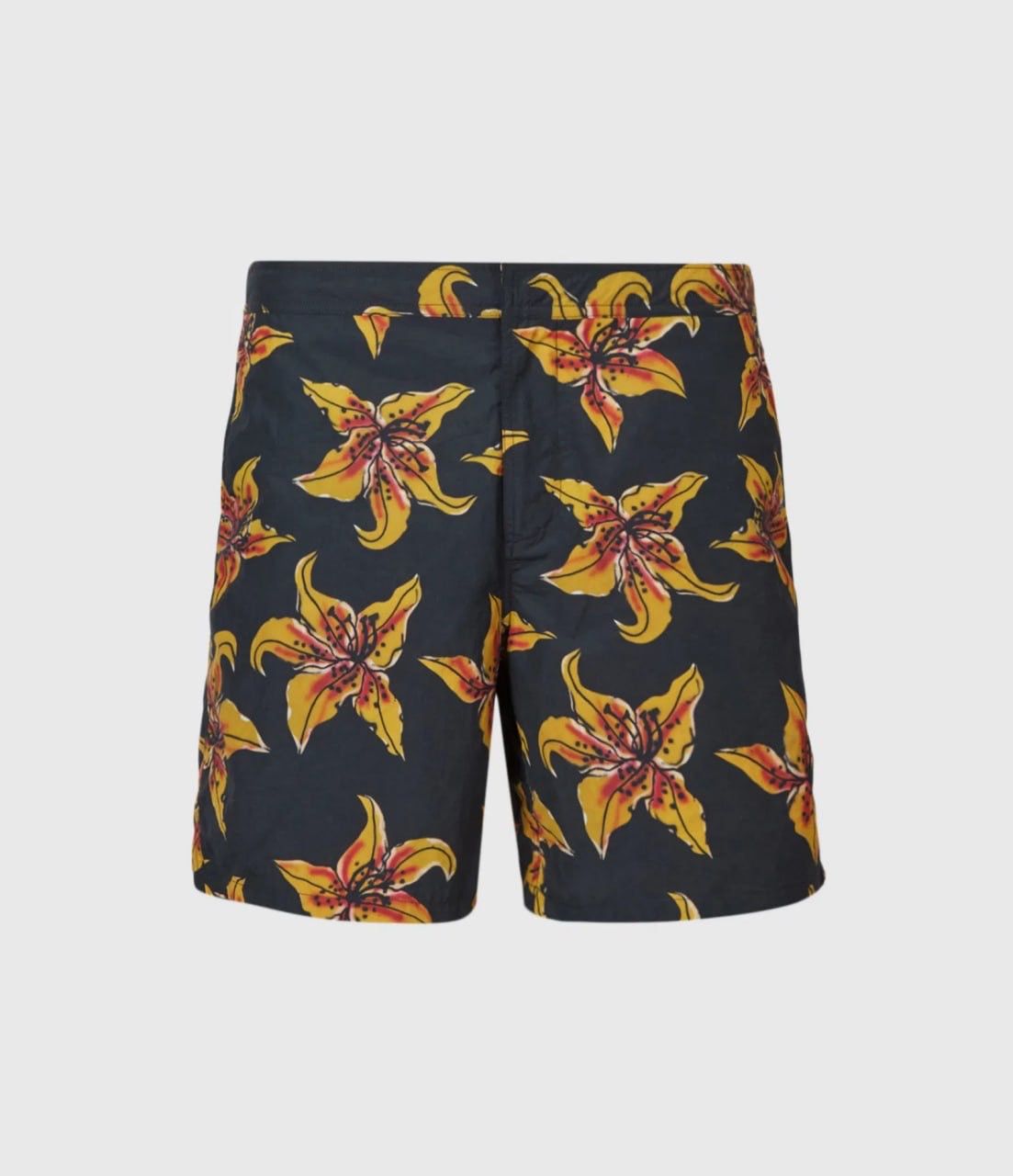 Allsaints Allsaints Hibiscus Swim Casual Nylon Floral Pattern Shorts Size US 32 / EU 48 - 1 Thumbnail