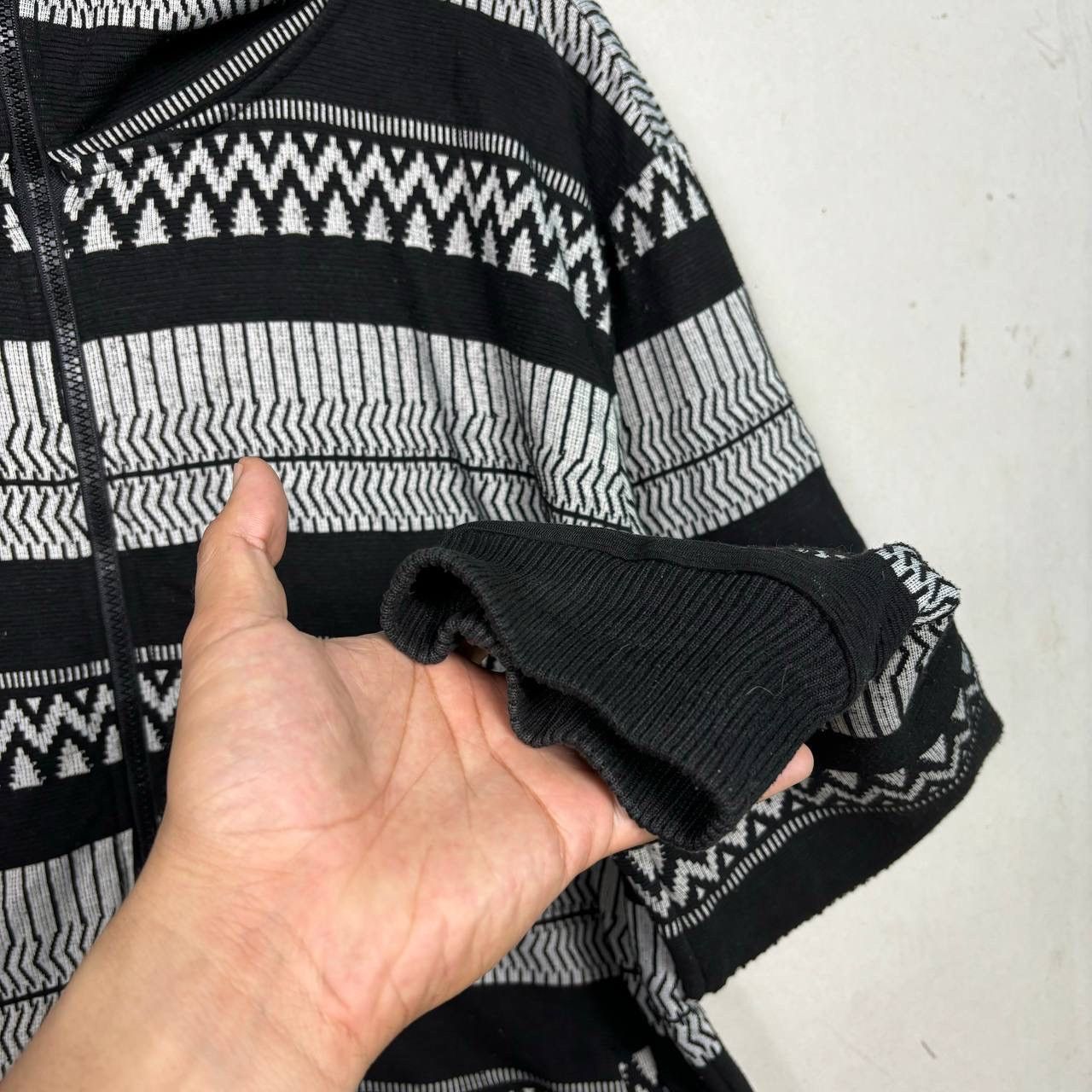 In The Attic In The Attic Avant Garde Japan Baggy Stripe Hooded Jacket Size US XL / EU 56 / 4 - 6 Thumbnail
