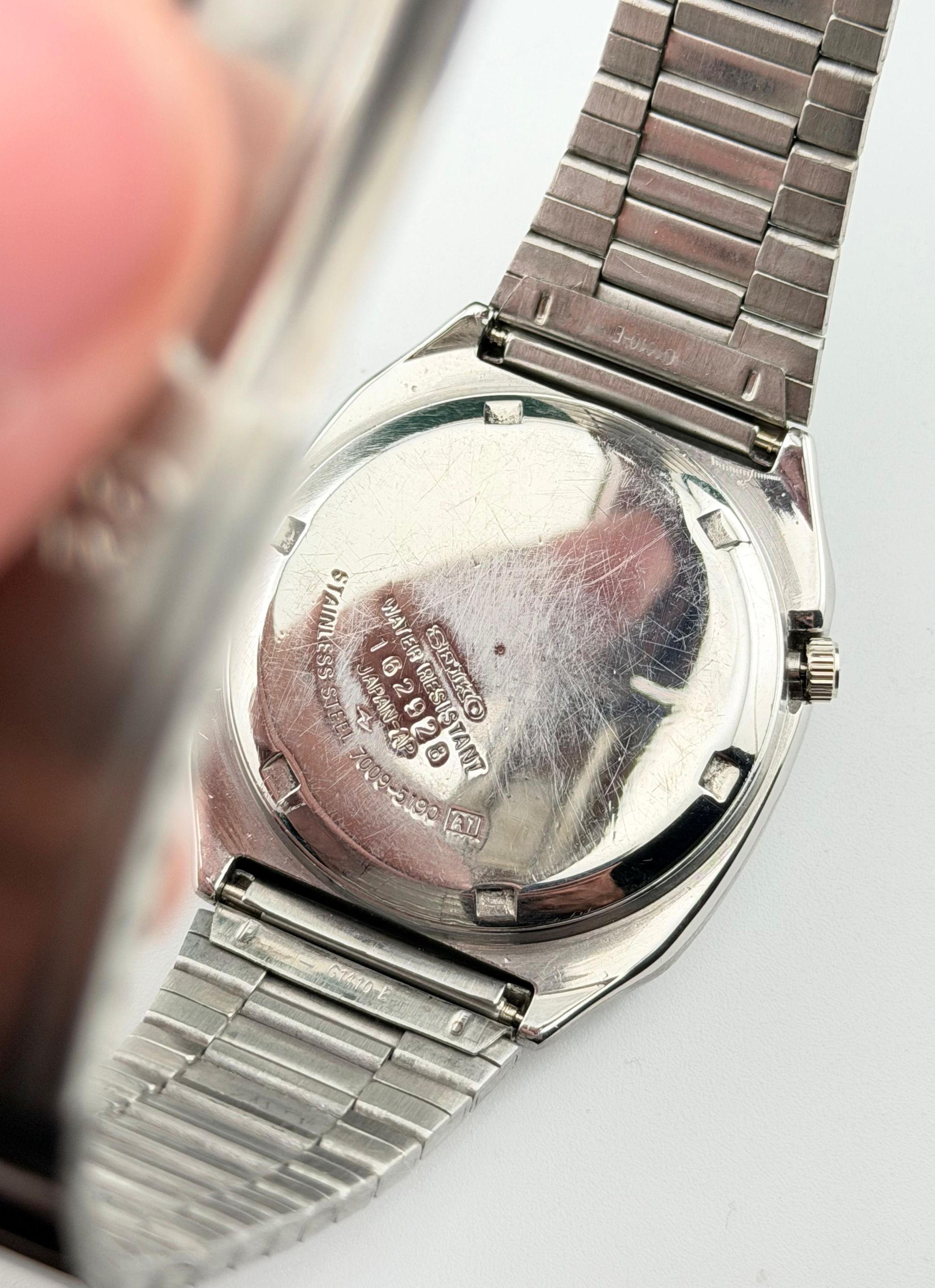 Seiko Vintage Men's Wrist Automatic Watch Size 38 - 7 Thumbnail