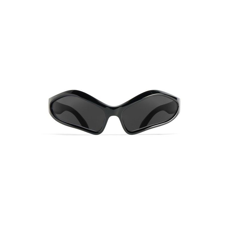 Balenciaga o1srvl11e0425 Size: OS / Fennec Oval Sunglasses in Black Size ONE SIZE - 1 Thumbnail