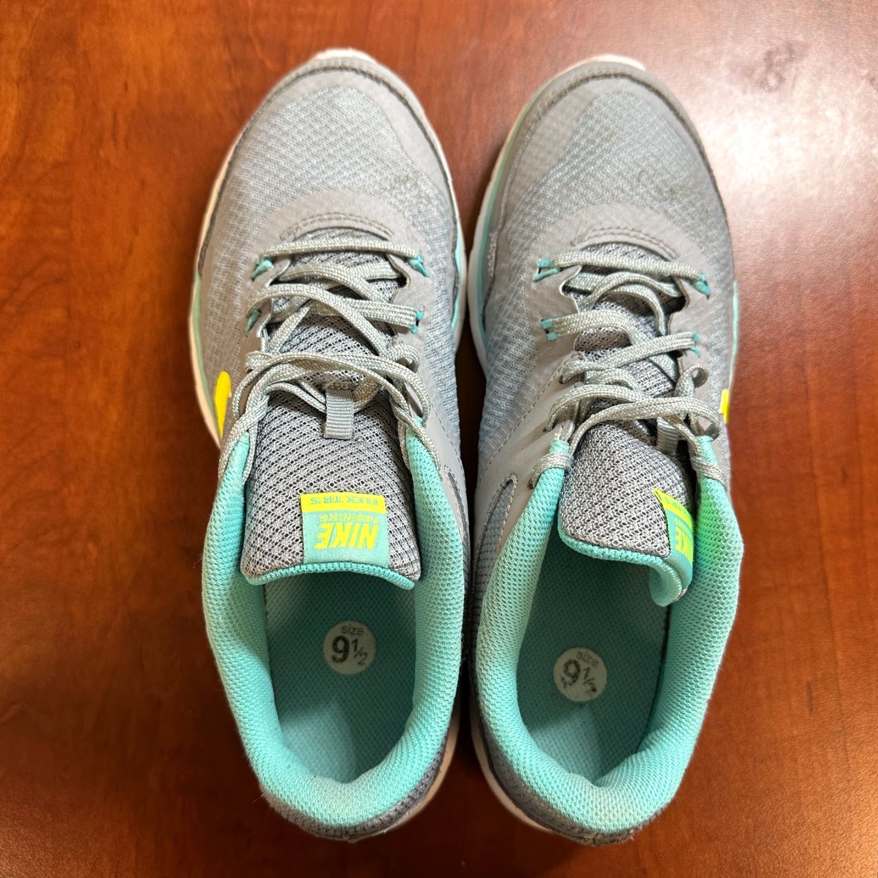Nike Nike Flex TR5 Shoes Womens 9.5 Gray Blue Low Top Lace Sneaker 724858 004 Size M / US 6-8 / IT 42-44 - 4 Thumbnail