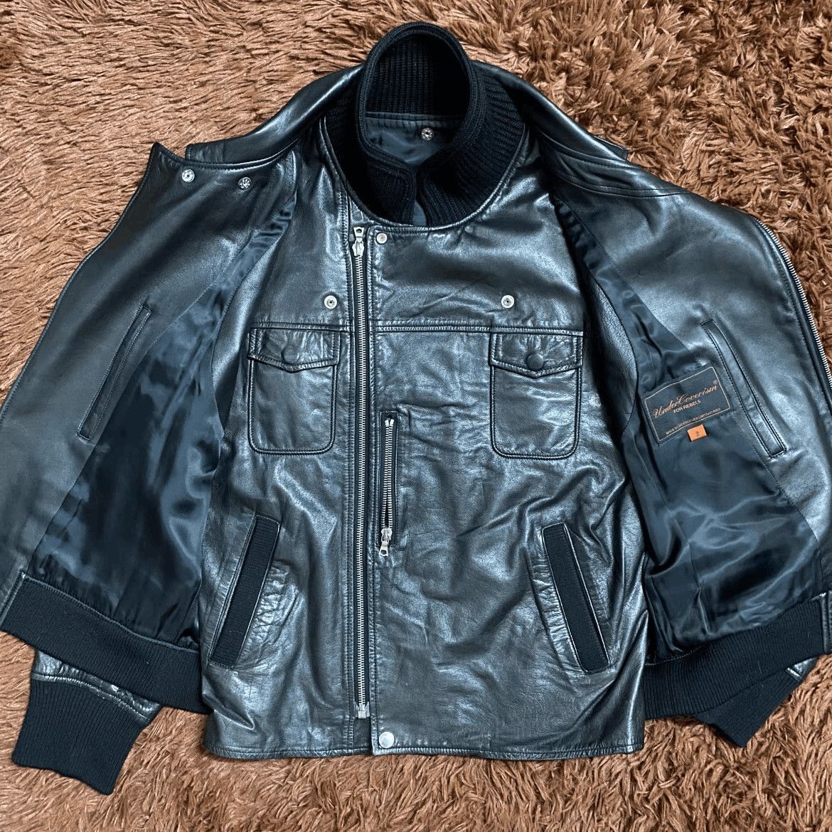 Undercover Sz 2 Undercover 11AW Triple Ways Leather Jacket-2508 Size US M / EU 48-50 / 2 - 3 Thumbnail