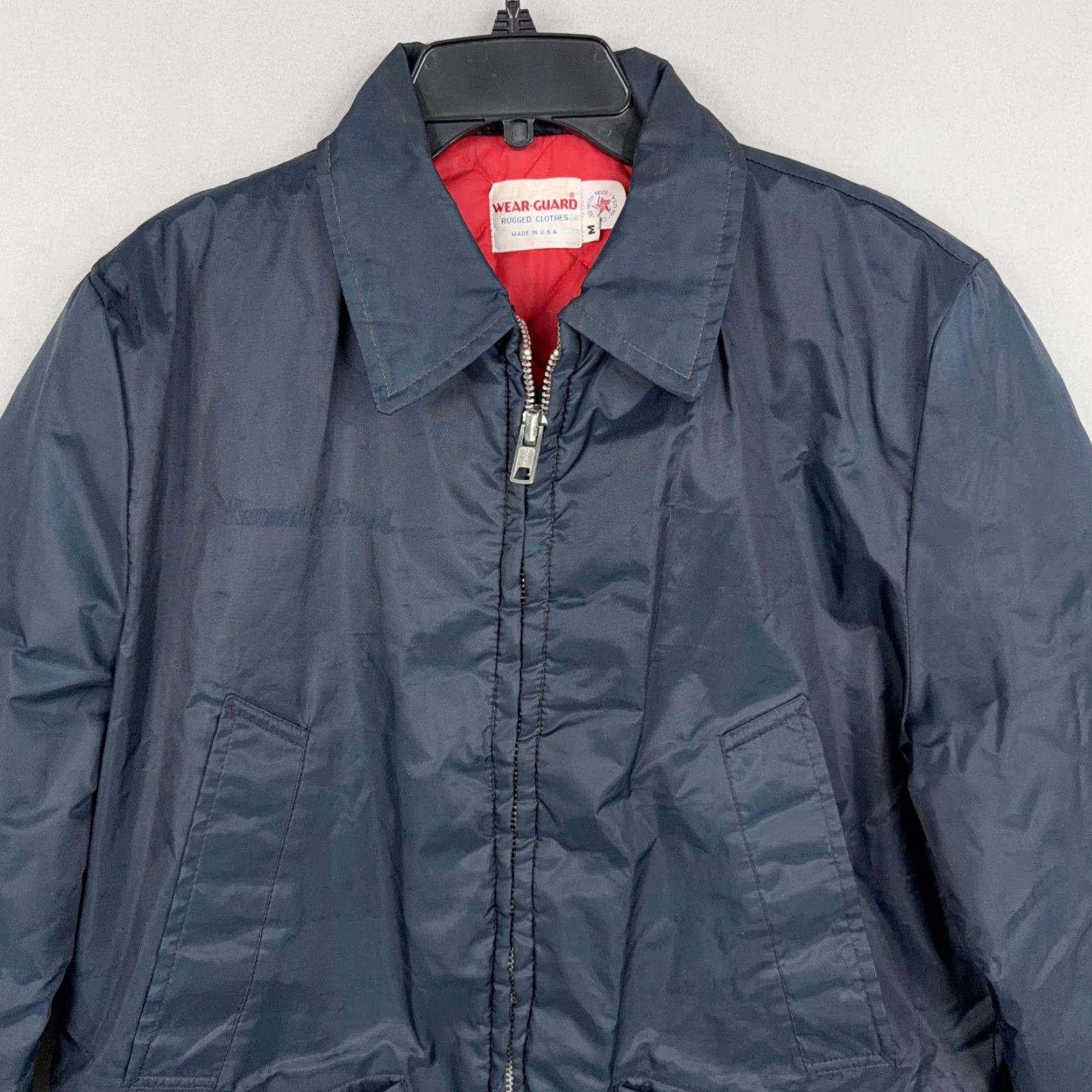 Vintage VINTAGE Wear-Guard Jacket Mens Medium Blue Quilted Lined Work Coat 80s Size US M / EU 48-50 / 2 - 2 Thumbnail
