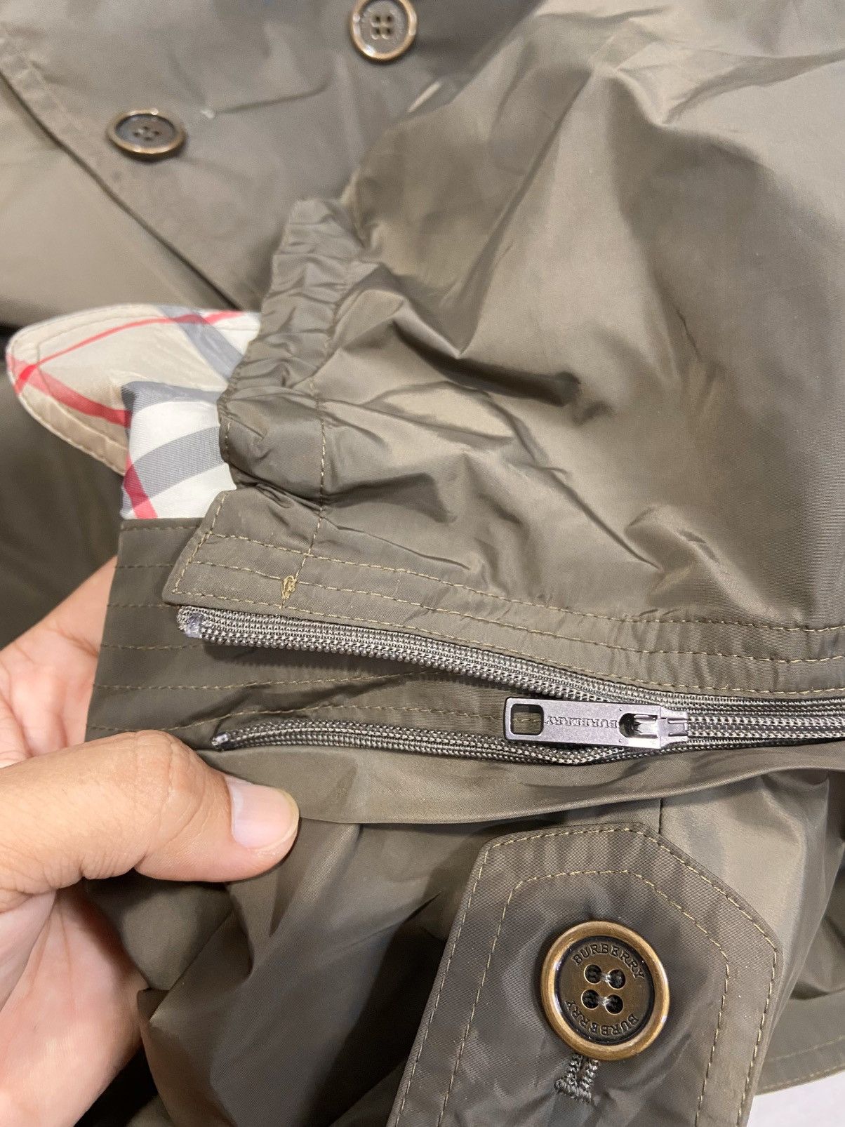 Burberry Burberry Rain Trench Coat Size L / US 10 / IT 46 - 11 Thumbnail