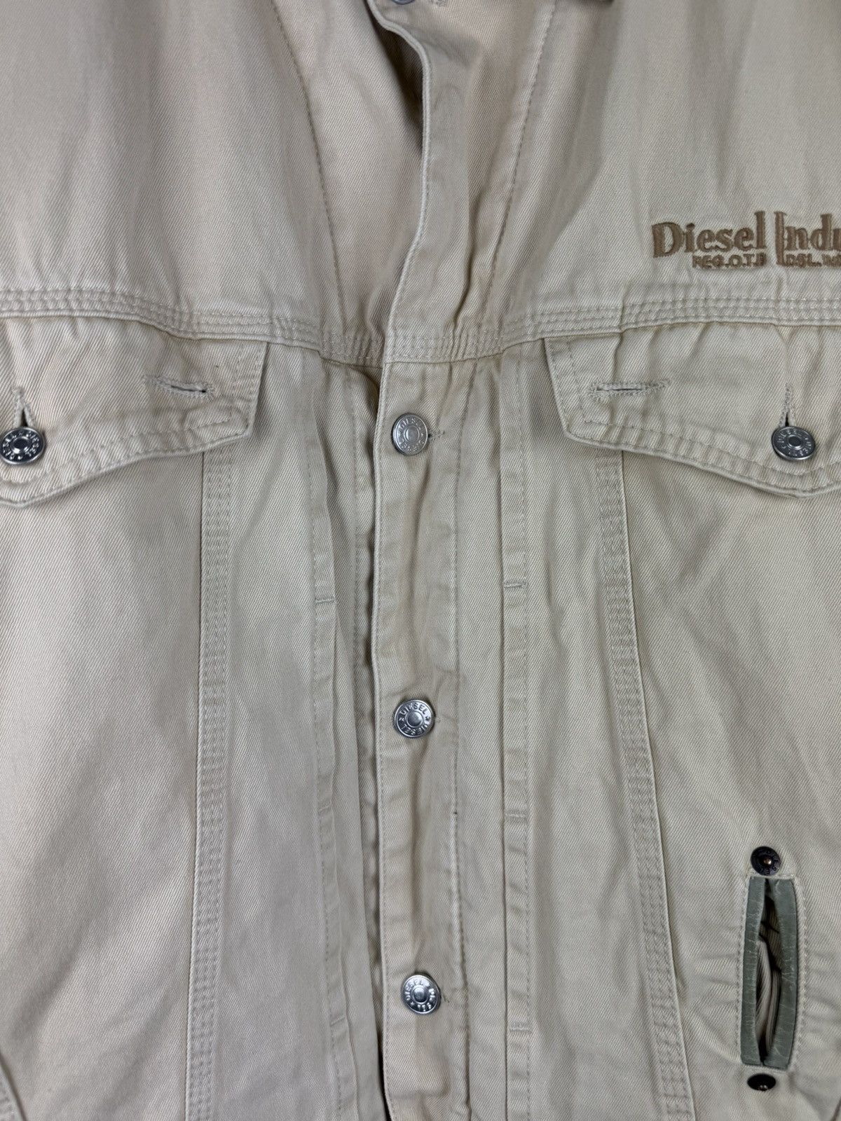Diesel Diesel Industry Vintage Quilted Lined Trucker Jacket Size XL Size US XL / EU 56 / 4 - 10 Thumbnail