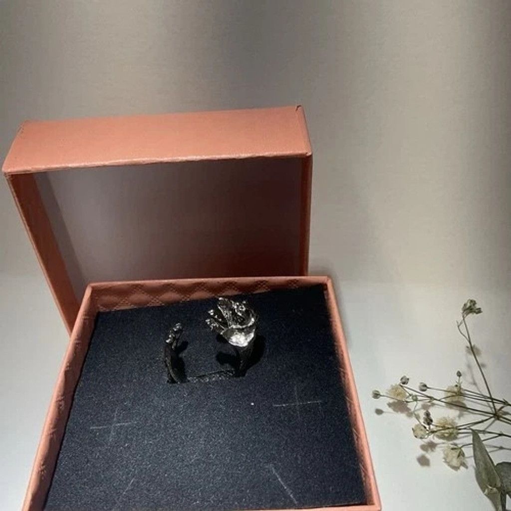 The Unbranded Brand NWT Cute Open Ring Silver Adjustable Jewelry for Women Gift Size ONE SIZE - 12 Thumbnail