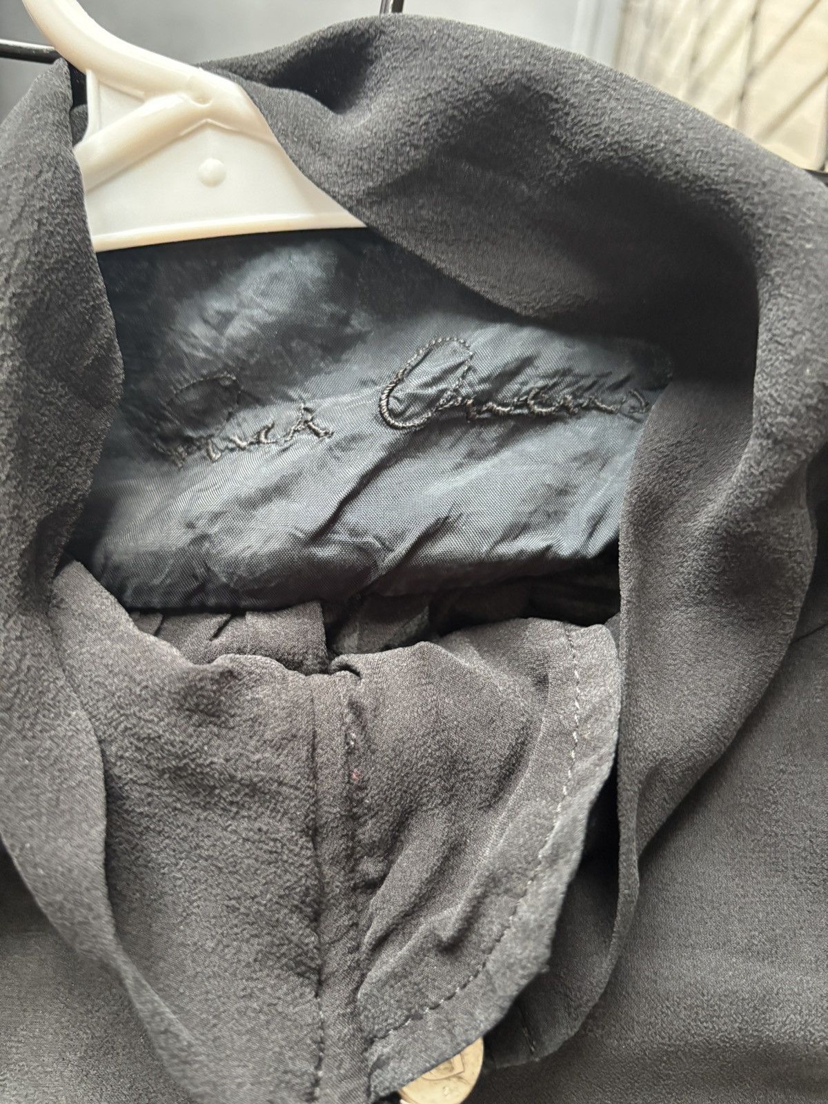 Rick Owens Rick Owens Silk Shawl Collar Bomber Jacket Size M / US 6-8 / IT 42-44 - 3 Thumbnail