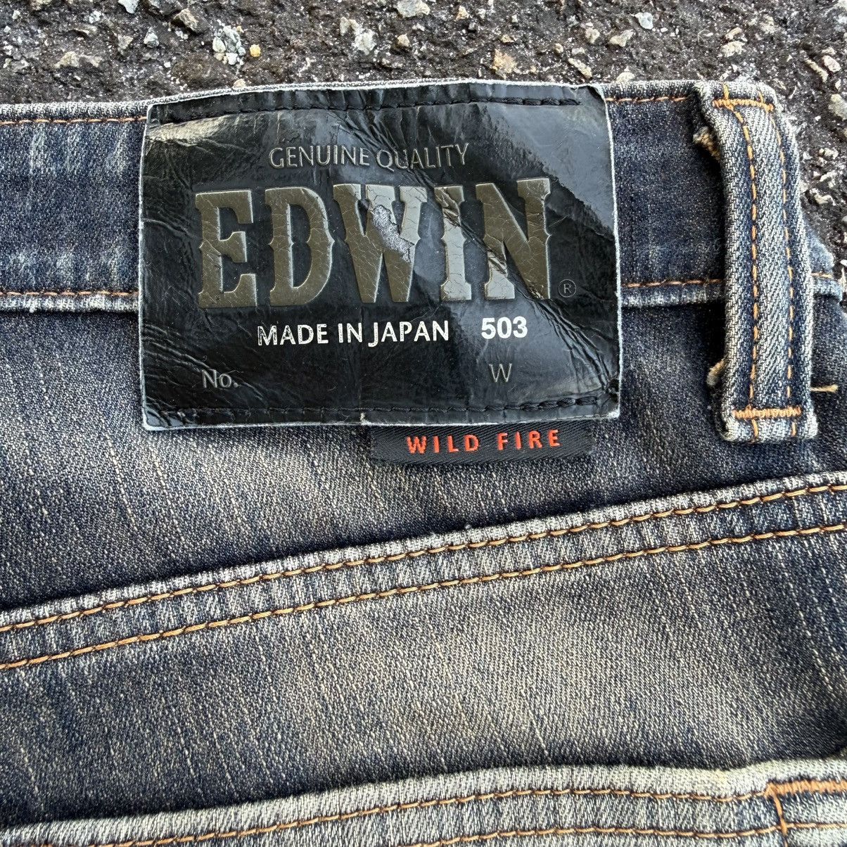 Edwin Vintage Edwin 503 Rusty Black Denim Jean Pants W30 Size US 30 / EU 46 - 12 Thumbnail