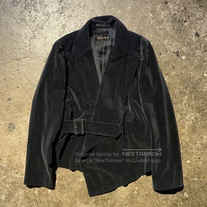 Comme des Garcons Comme des Garcons Black Velvet Design Top Size S / US 4 / IT 40 - 1 Thumbnail