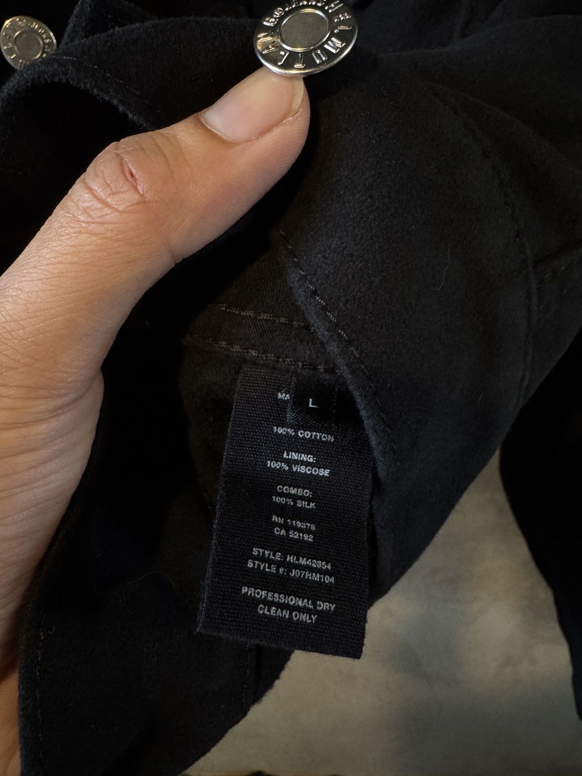 Helmut Lang Satin Collar Trucker Jacket Size US L / EU 52-54 / 3 - 4 Thumbnail