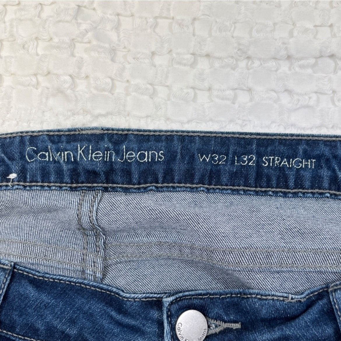 Calvin Klein Calvin Klein Men's Blue Jeans/Straight Leg 32x32 SKU 4485 Size US 32 / EU 48 - 6 Thumbnail