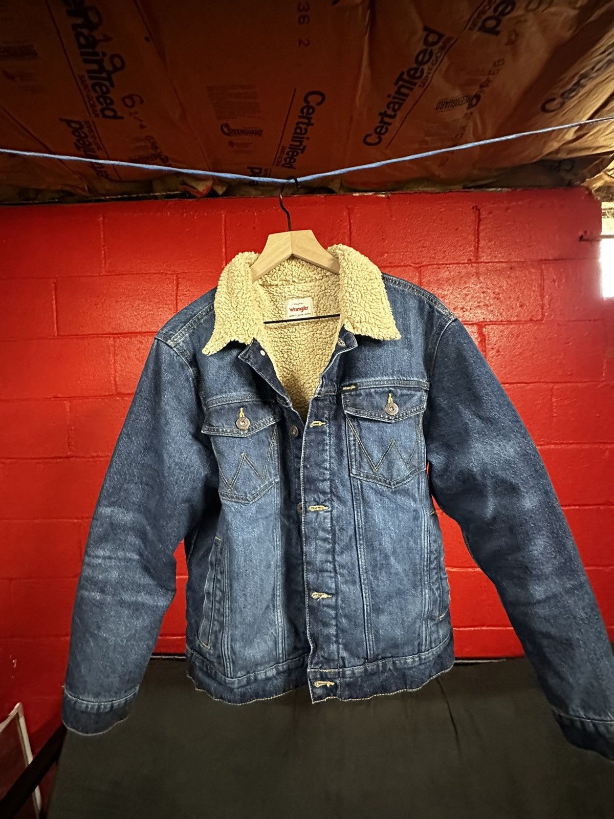 Wrangler Wrangler Sherpa lined denim jacket Size US M / EU 48-50 / 2 - 1 Thumbnail