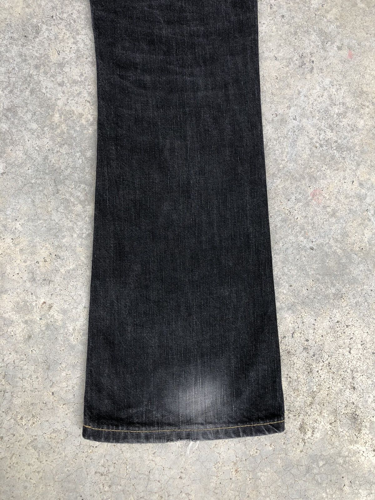 If Six Was Nine Japanese Edwin Flared Jeans Distressed Jeans 512 Size US 29 - 12 Thumbnail