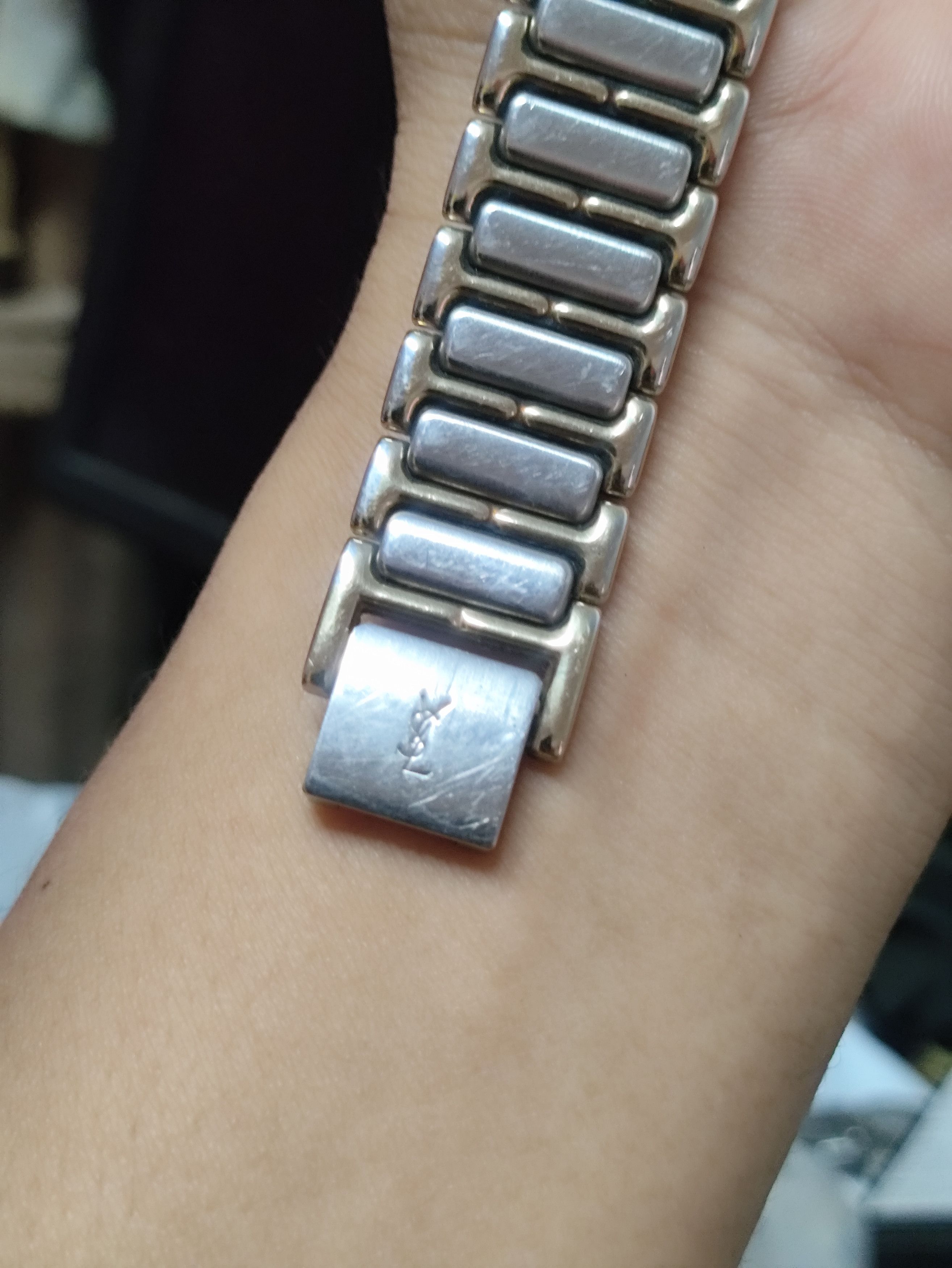Designer × Vintage × Yves Saint Laurent Vintage Yves Saint Laurent Ladies Watch (Fully steel) Size ONE SIZE - 11 Thumbnail