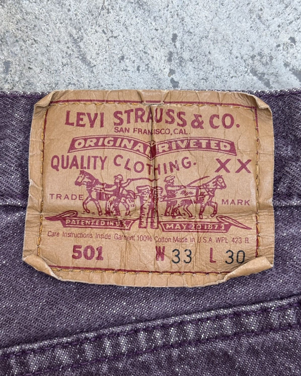 Levi's LEVIS 501 MADE IN USA Size US 33 - 5 Thumbnail