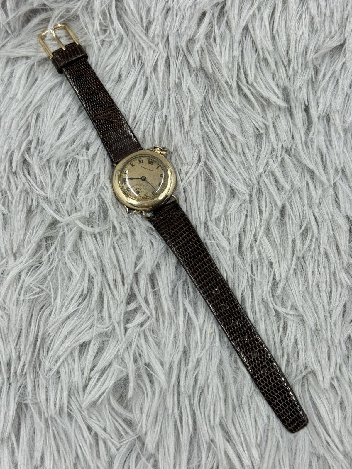 Vintage Vintage Apapt HAMILTON Pocket Watch Swiss Manual Watch Size ONE SIZE - 11 Thumbnail