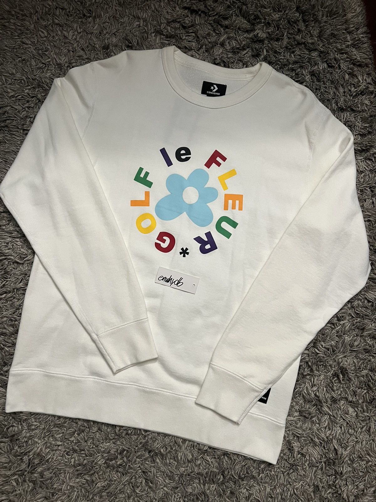 Converse Golf le Fleur Converse Golf Le Fleur Logo Crewneck white Grailed