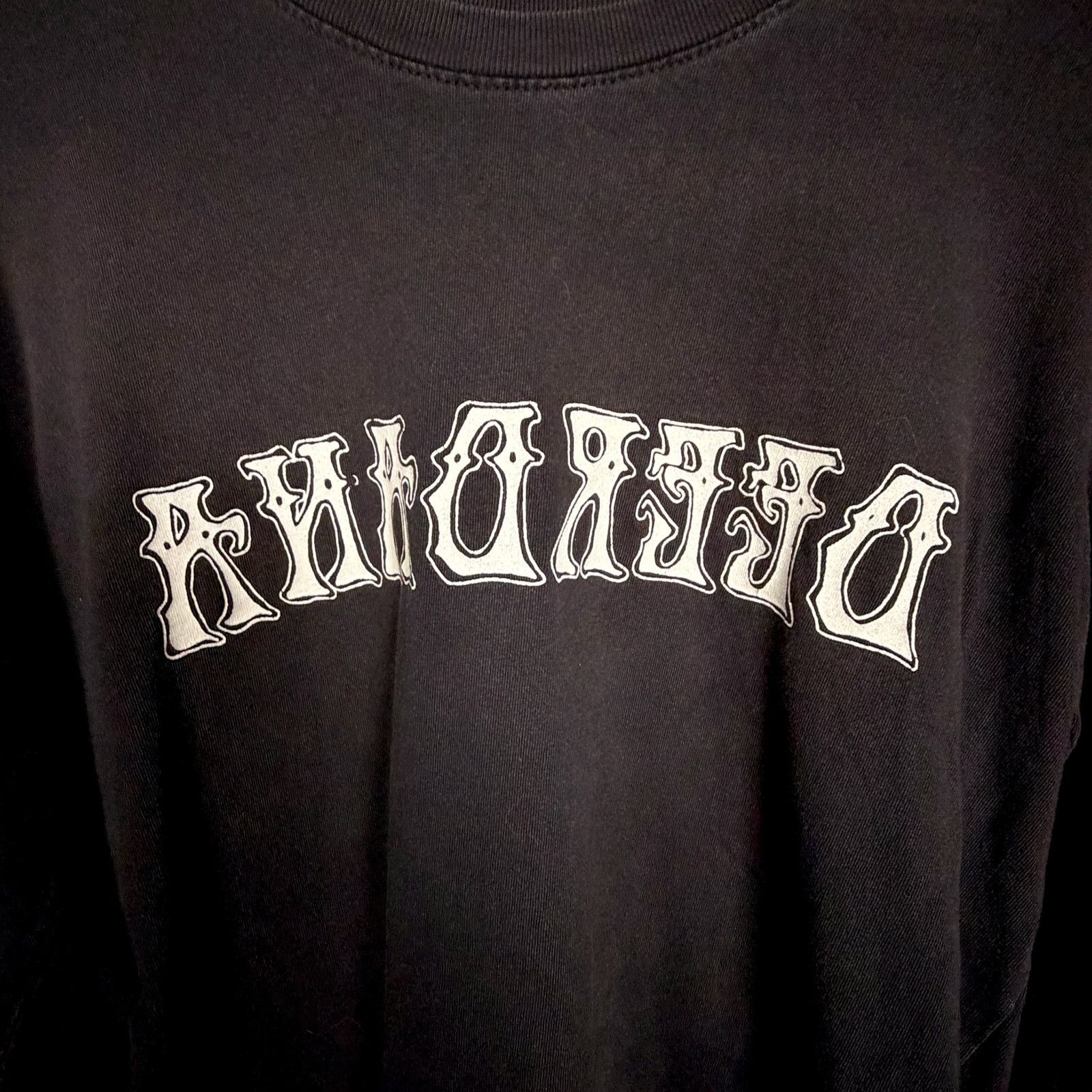 DEERDANA Deerdana Dancing Skeletons Men's S Faded Black L/S T Shirt Size US S / EU 44-46 / 1 - 4 Thumbnail