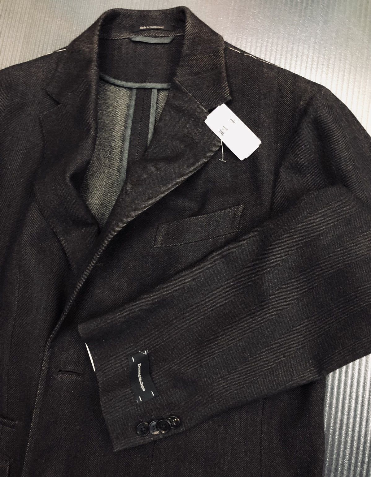 Ermenegildo Zegna Zegna 🇨🇭Duo dark brown wool cashmere Milano fit Coat 52 NWT Size US L / EU 52-54 / 3 - 10 Thumbnail