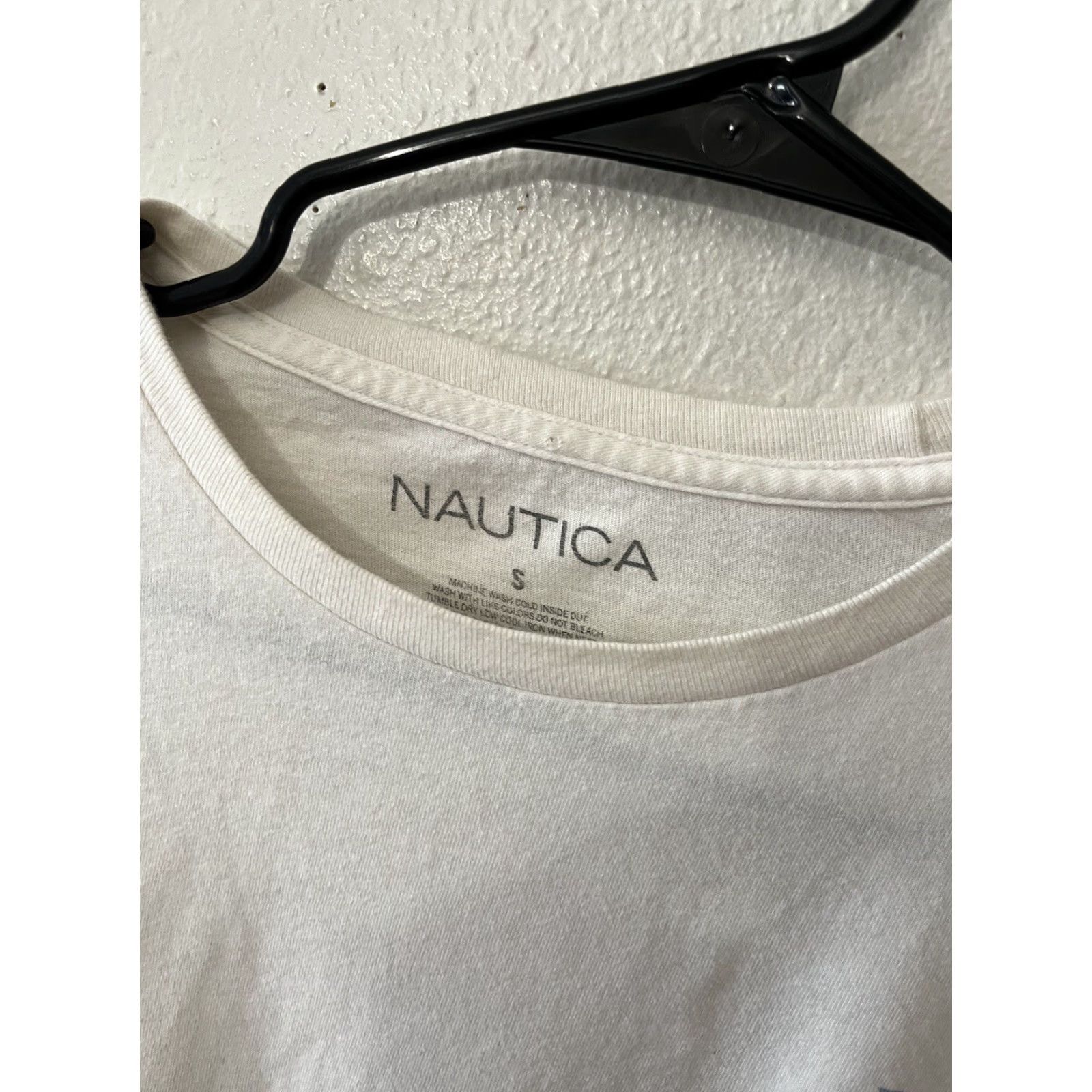 Nautica VINTAGE Nautica Sailing Logo T-Shirt Long Sleeve Crew Neck White Men Small Size US S / EU 44-46 / 1 - 3 Thumbnail