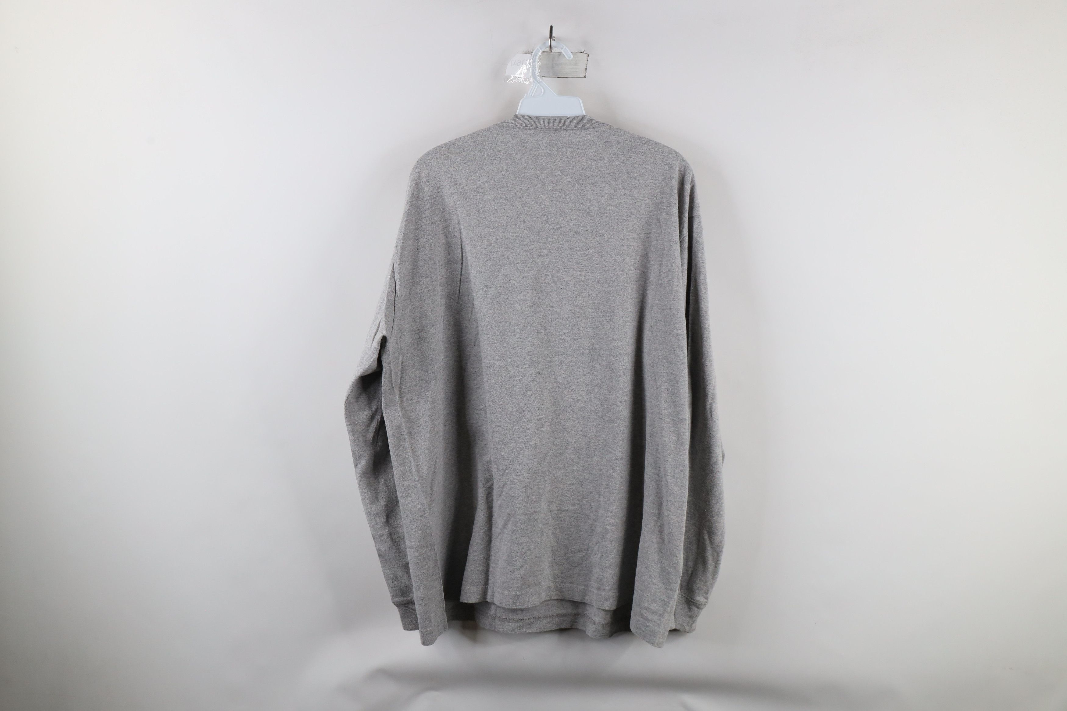 Tommy Hilfiger × Vintage Vintage 90s Tommy Hilfiger Out Long Sleeve T-Shirt Gray Size US L / EU 52-54 / 3 - 8 Thumbnail