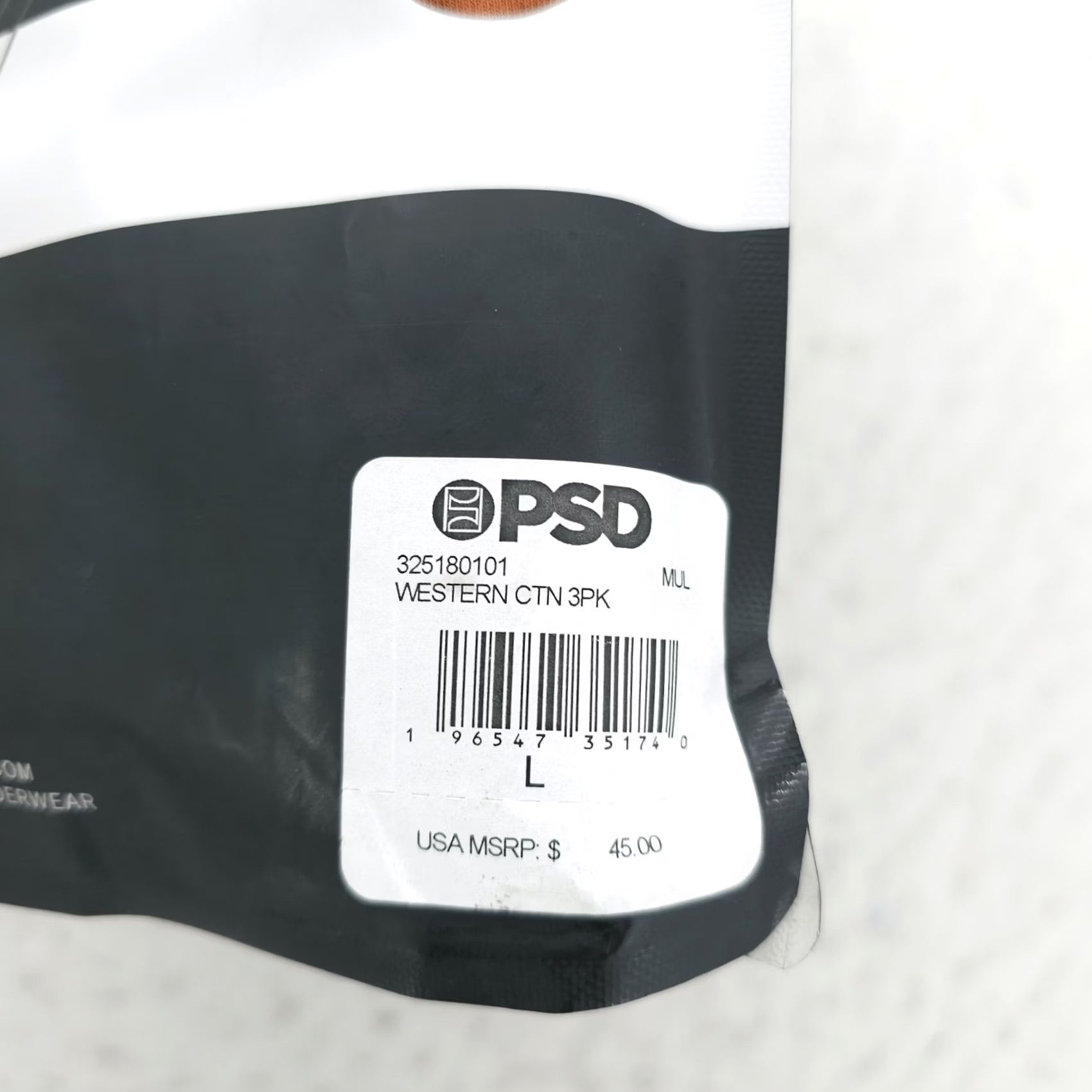 Vintage PSD Boxer Briefs Premium Classic Cotton 3 PACK Size LARGE 7 ...