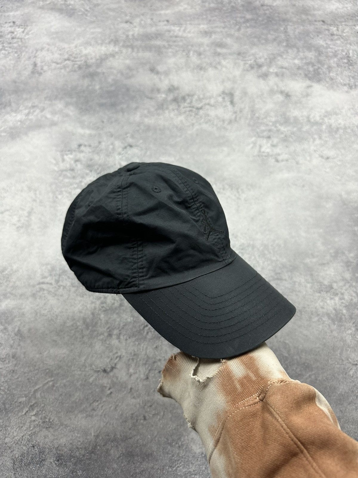 Jordan Brand Vintage Air Jordan Nike Cap Small Centre Logo Black Y2K Hat Size ONE SIZE - 2 Thumbnail