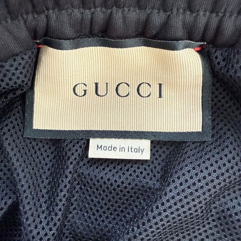 Gucci Gucci Drawstring Shorts with Logo Patch-2506 Size US 27 - 5 Thumbnail