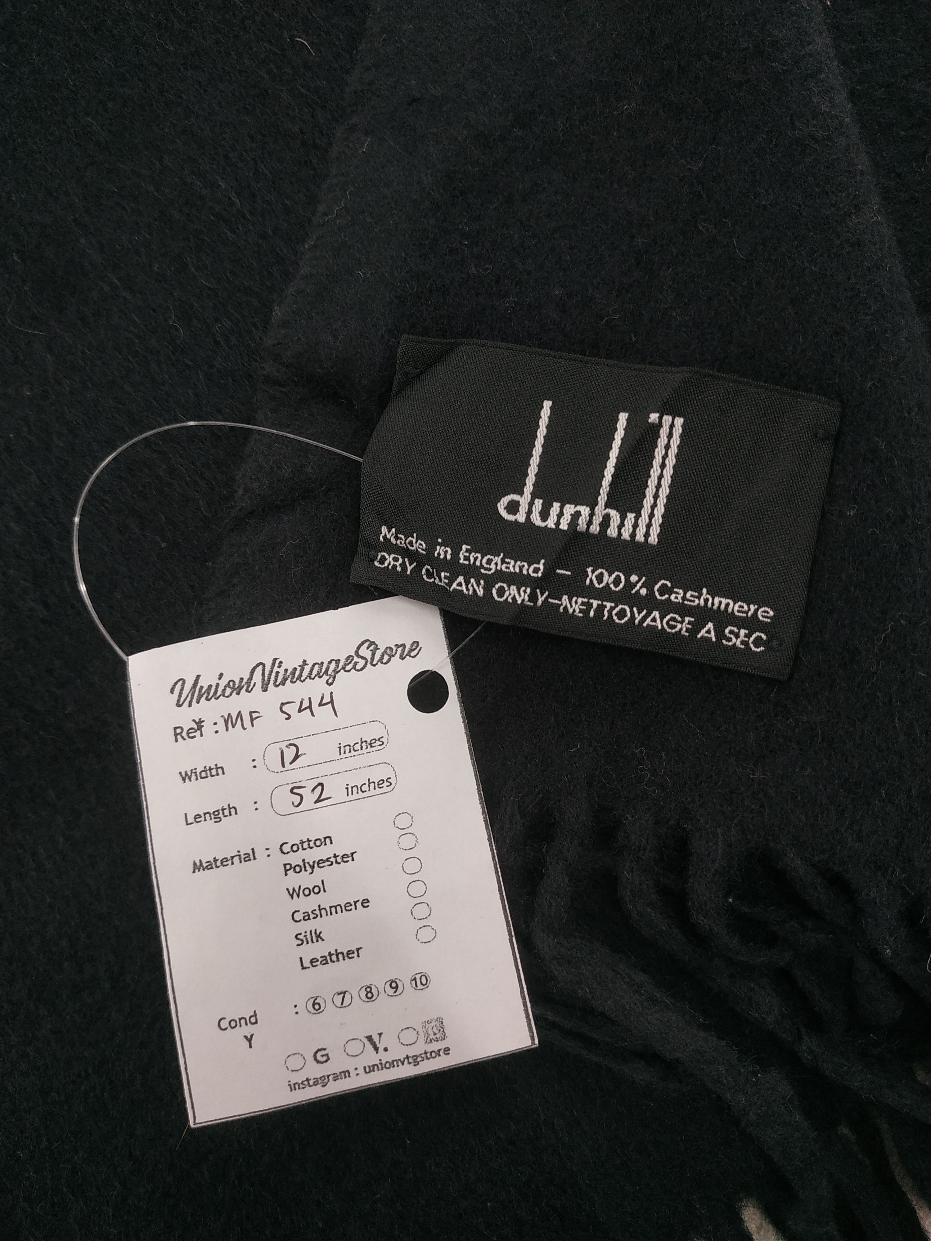 Alfred Dunhill Vintage Dunhill Scarf/Muffler/Neckwear MF544 Size ONE SIZE - 5 Thumbnail