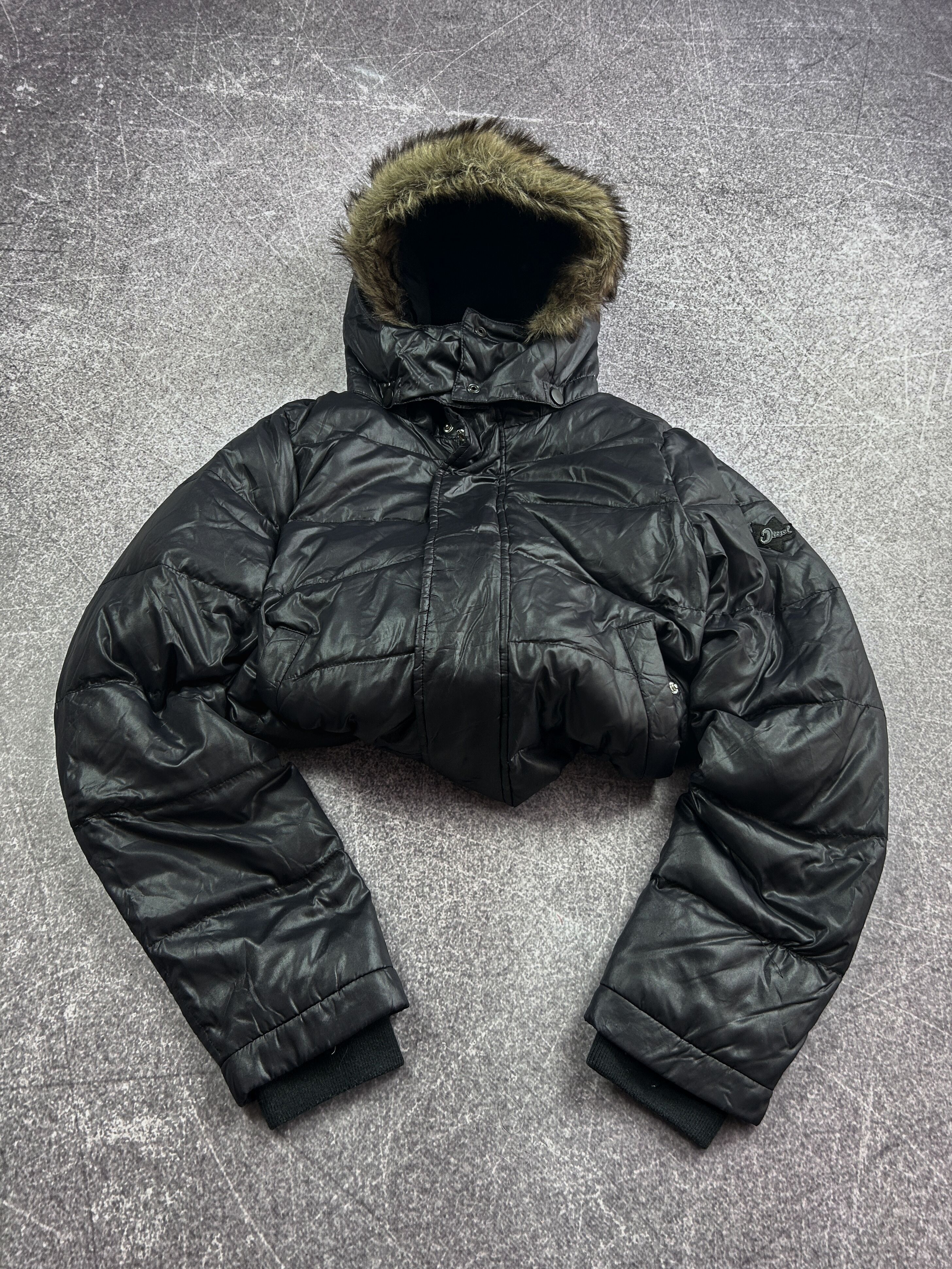 Diesel VTG Yohji Yamamoto If Six Was Nine Style Fur Bomber Jacket Size US S / EU 44-46 / 1 - 1 Thumbnail