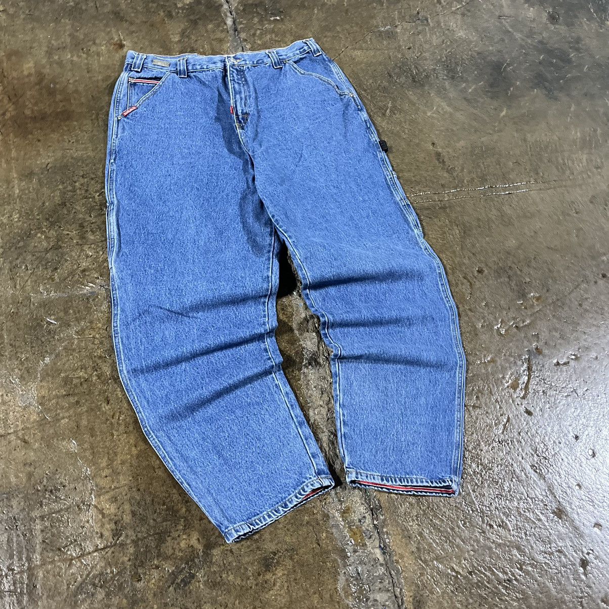 Ecko Unltd. × JNCO × Vintage Crazy Vintage Y2K Ecko UNLTD Carpenter Jeans Baggy Skater Size US 36 / EU 52 - 8 Thumbnail