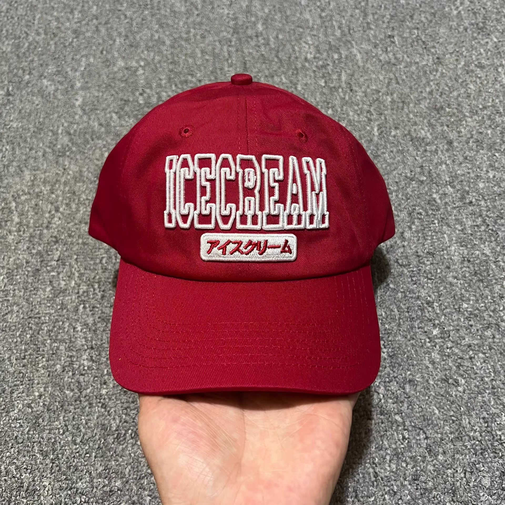Billionaire Boys Club BBC ICECREAM Embroidered Curved Brim Baseball Cap Q7 Size ONE SIZE - 1 Thumbnail