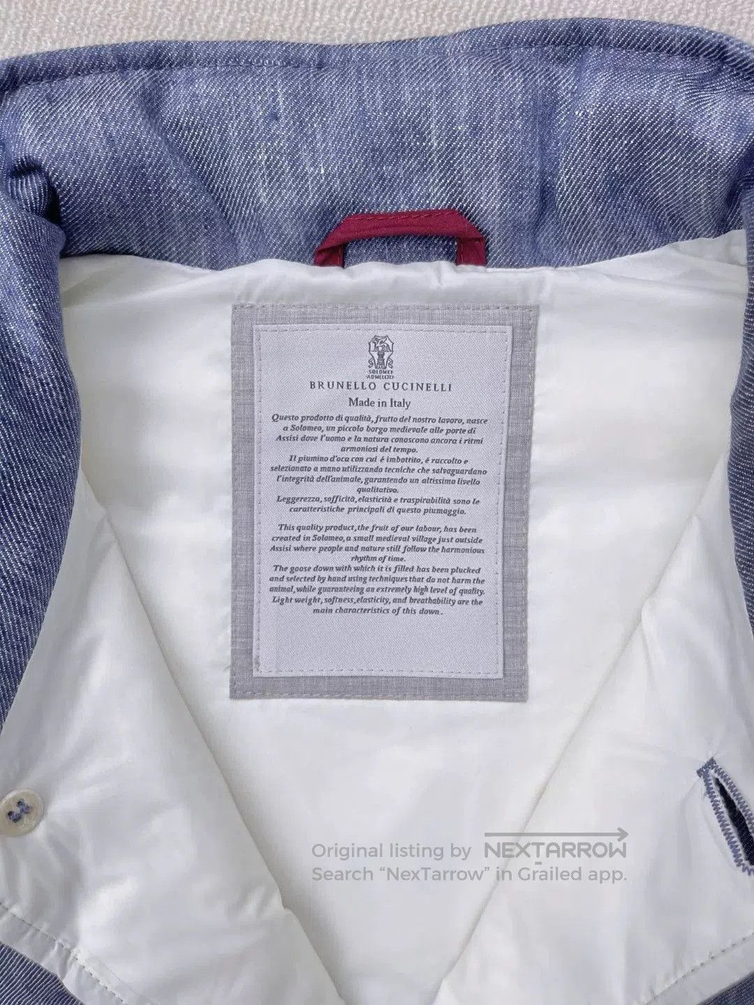 Brunello Cucinelli Brunello Cucinelli Blue Down Vest. Size US S / EU 44-46 / 1 - 7 Thumbnail