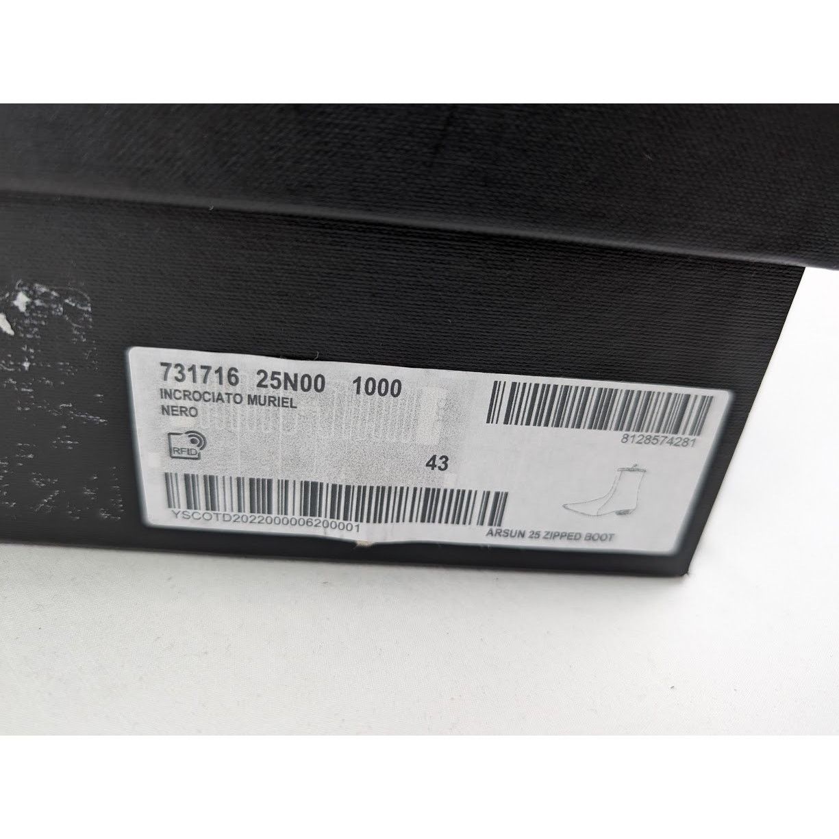Saint Laurent Paris o1rshd1 Q:2 / Arsun 25 Zipped Boots in Nero Size US 10 / EU 43 - 23 Thumbnail