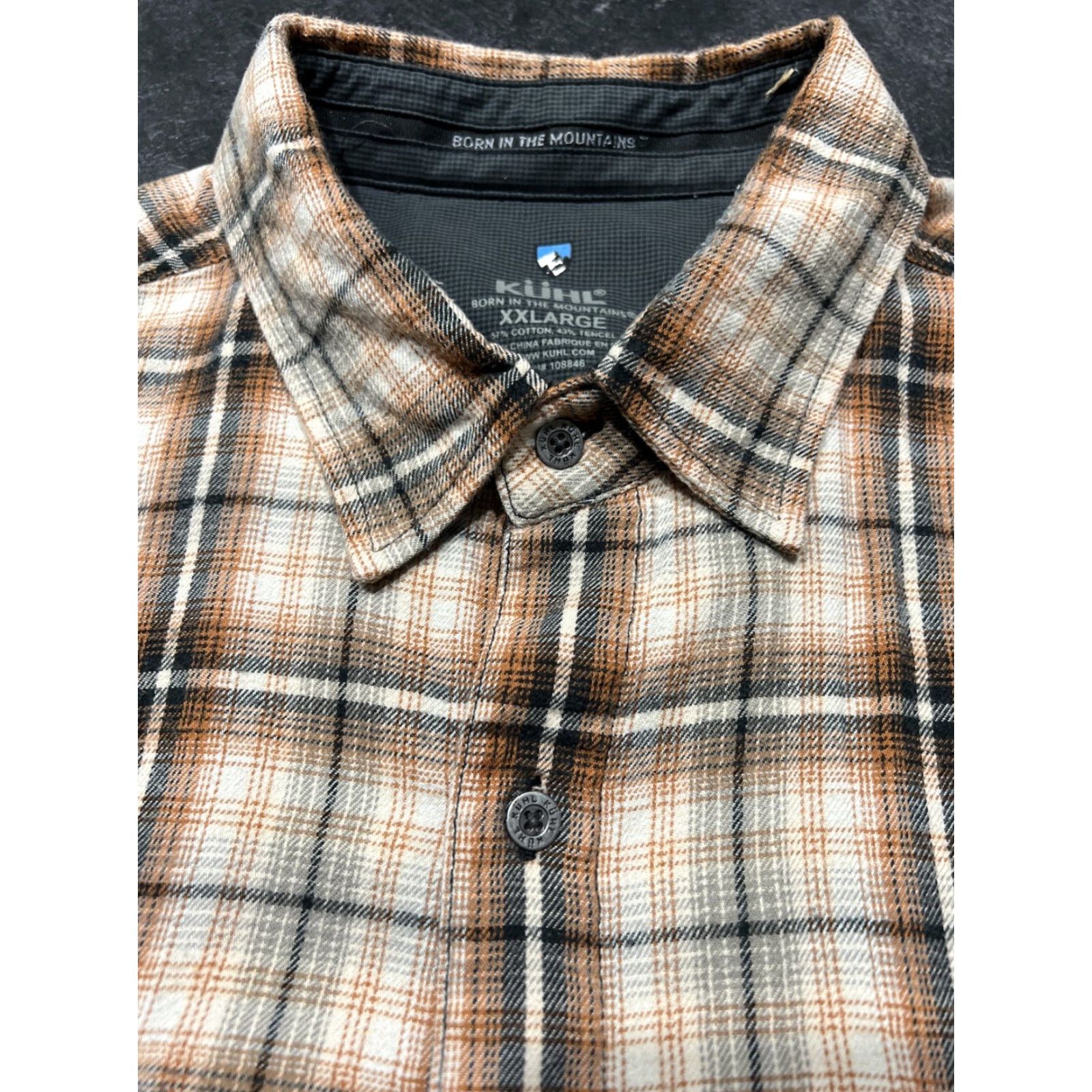 Vintage Kuhl Shirt Mens 2XL Plaid Flannel Button-Up Outdoor Lightweight Breathable Size US XXL / EU 58 / 5 - 6 Thumbnail