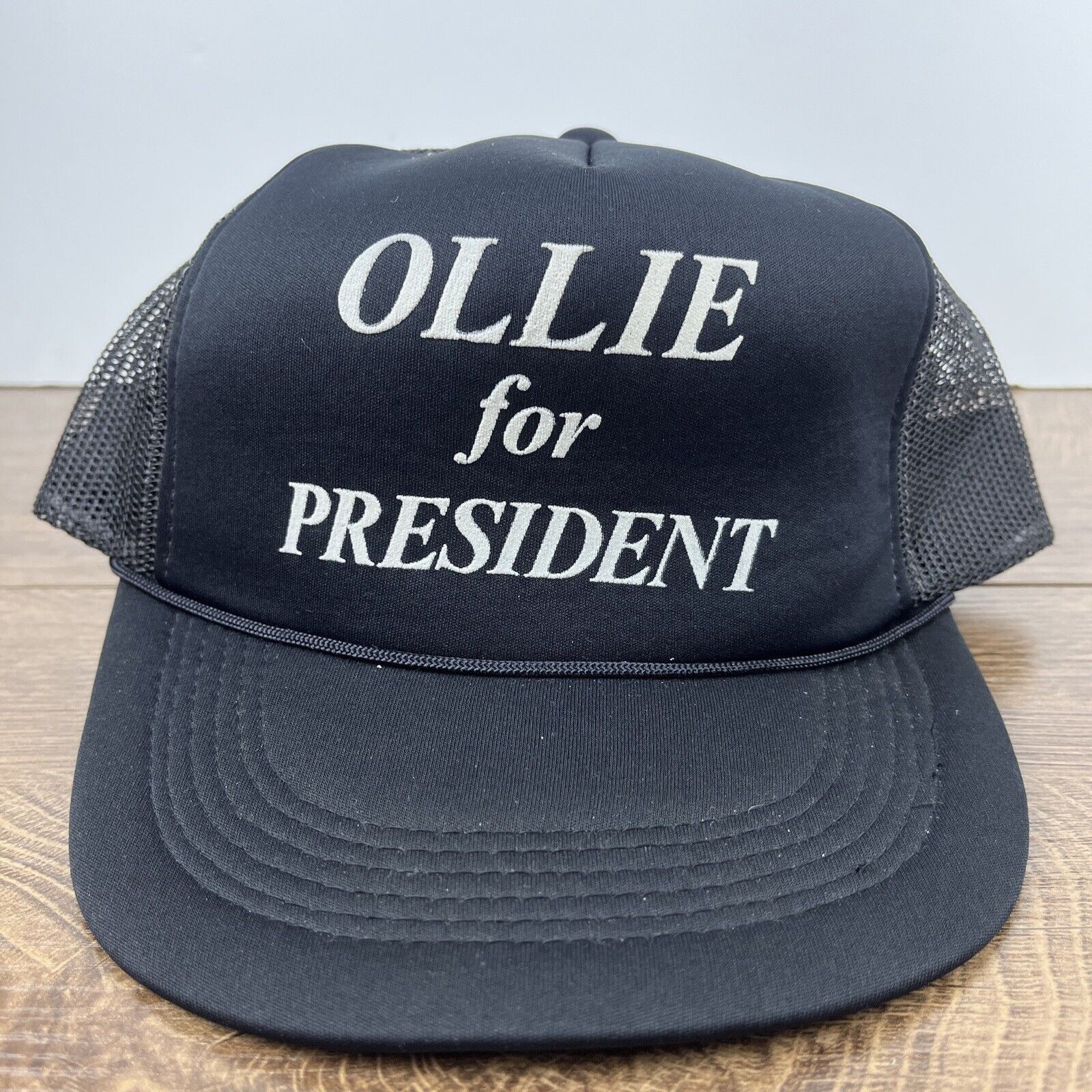 Other Ollie For President Hat Ollie Black Hat Snapback Adjustable Size ONE SIZE - 4 Thumbnail
