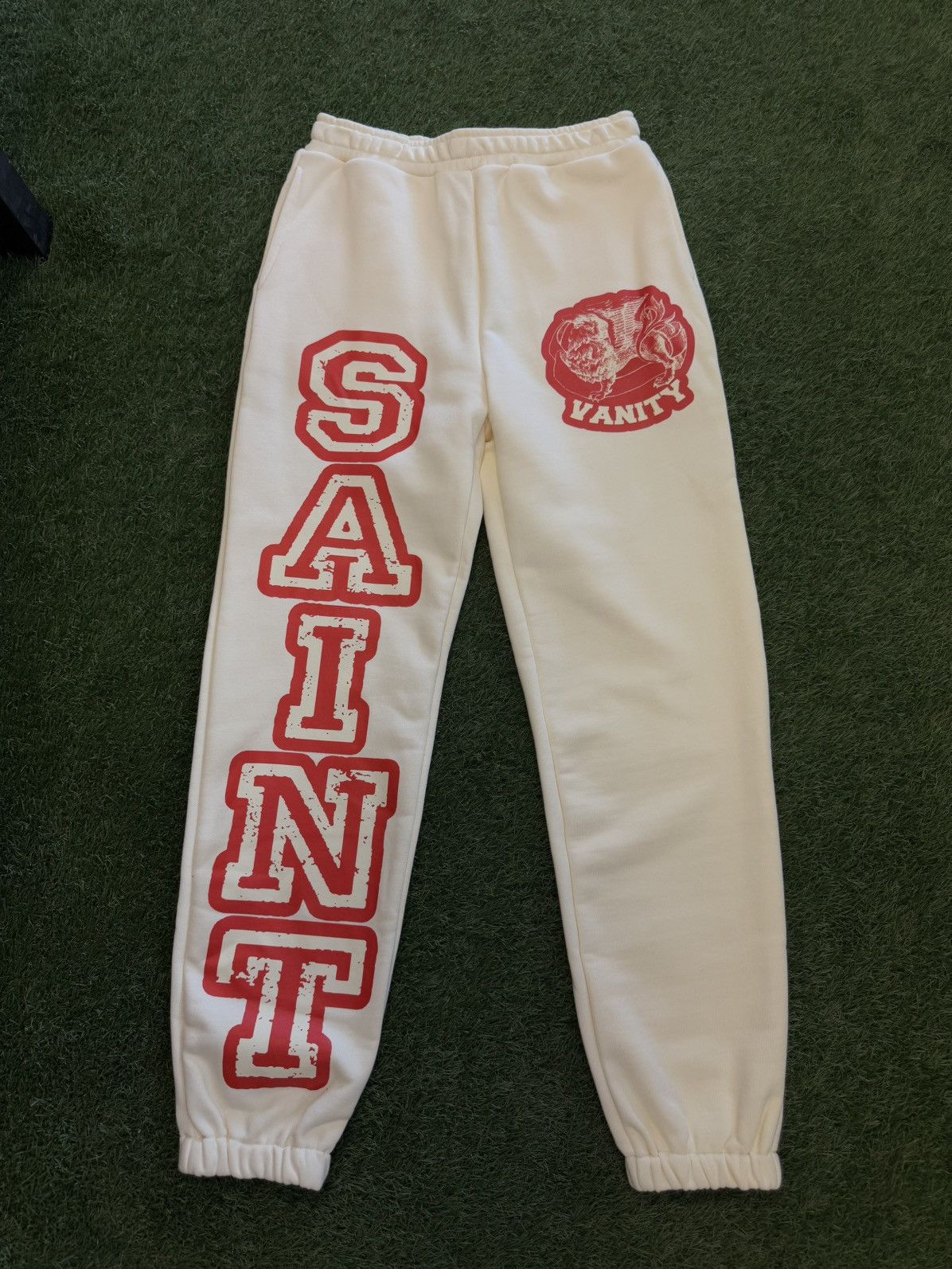 Saint Vanity Saint Vanity Sweatpants Red Cream Size S (NEW) Size US 28 / EU 44 - 1 Thumbnail