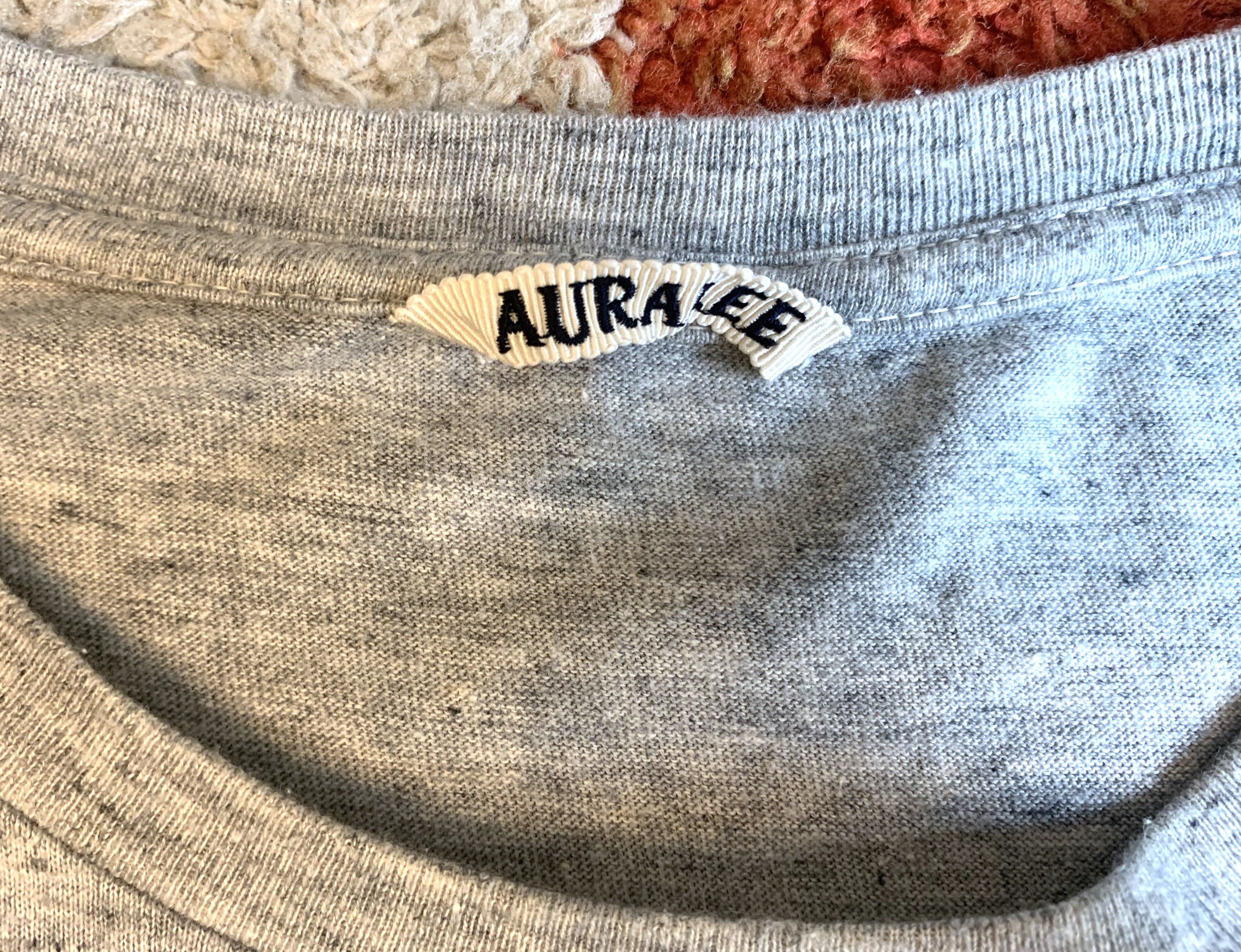 Auralee Aura Lee 2020ss gray crewneck tee, size 4 (fits M) Size US M / EU 48-50 / 2 - 3 Thumbnail