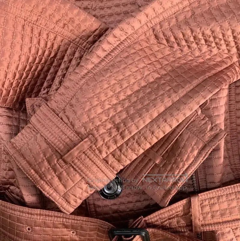 Burberry Burberry Women's Cotton Jacket in Pink. Size S / US 4 / IT 40 - 6 Thumbnail