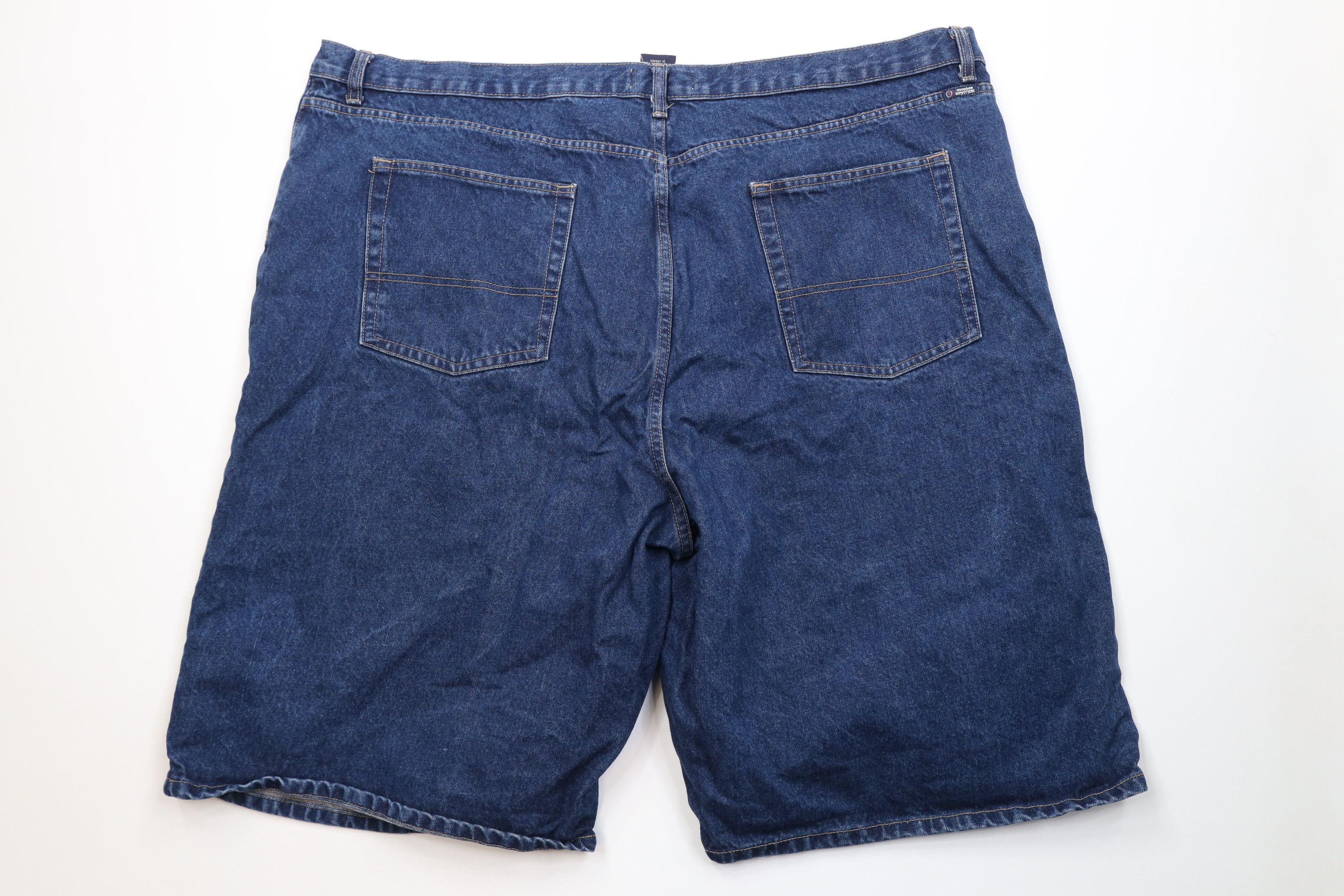 Vintage Vintage 90s Streetwear Relaxed Fit Denim Jean Shorts Blue Size US 44 / EU 60 - 7 Thumbnail