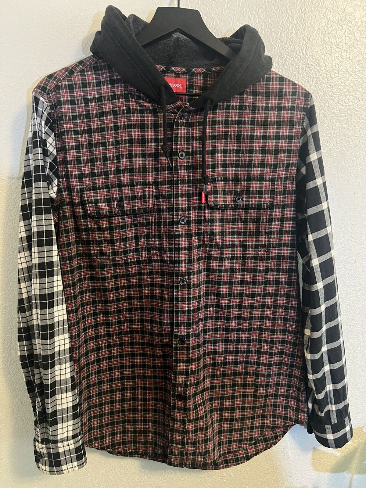 Supreme 2014 hooded flannel