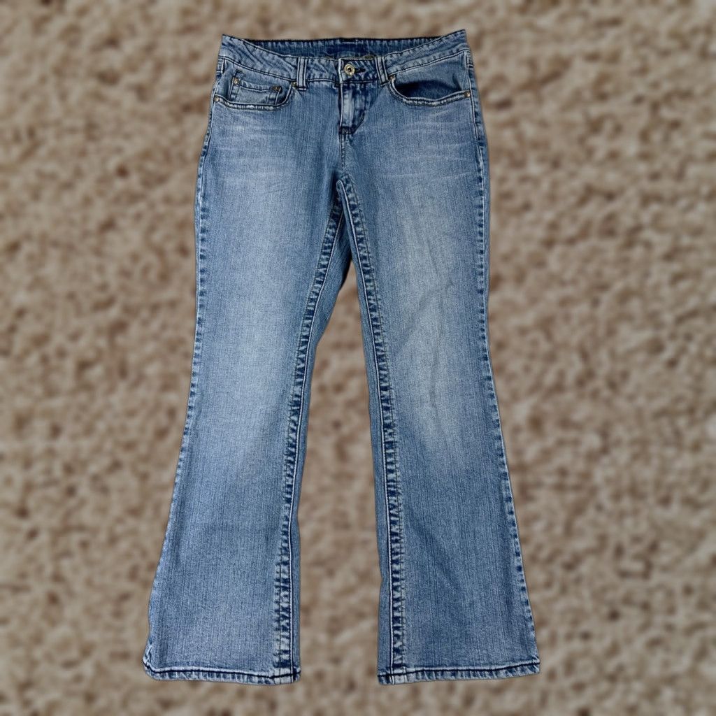 Vintage Refuge Jeans Womens 9 Blue Denim Cotton Blend Bootcut Stretch Regular 5-Pocket Design Classic American Mens? No gender specified Size 30" / US 8 / IT 44 - 1 Thumbnail